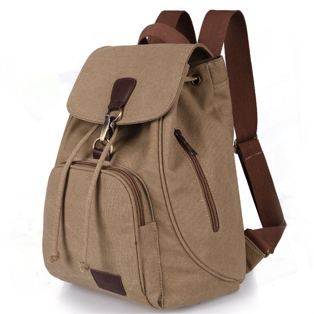 Canvas Reise HNDSG Gelb Umhängetasche, Rucksack, Cityrucksack Umhängetasche Vintage Mädchen