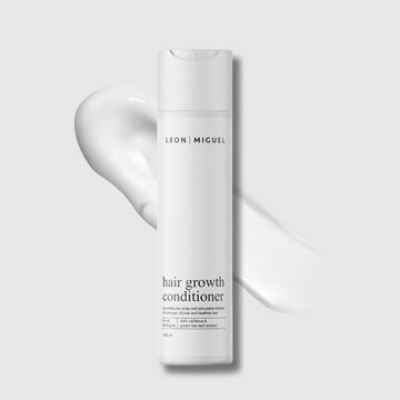 Leon Miguel Haarkur Hair Growth Conditioner mit stimulierendem Koffein & Grüntee-Extrakt, Anti-Haarausfall, Paraben & Silikonfrei, Made in Germany