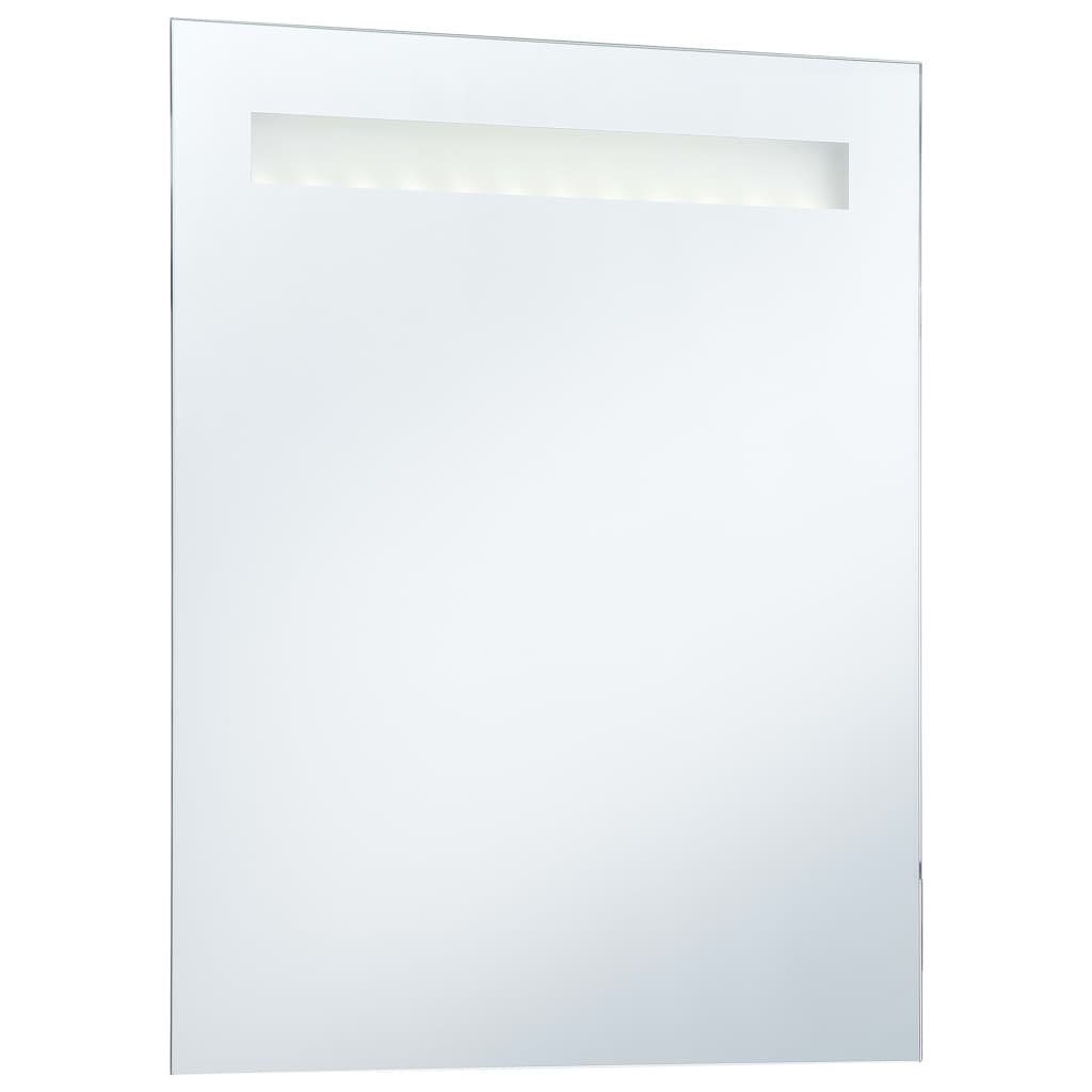 vidaXL Spiegel Badezimmer-Wandspiegel mit LEDs cm 50x60 (1-St)