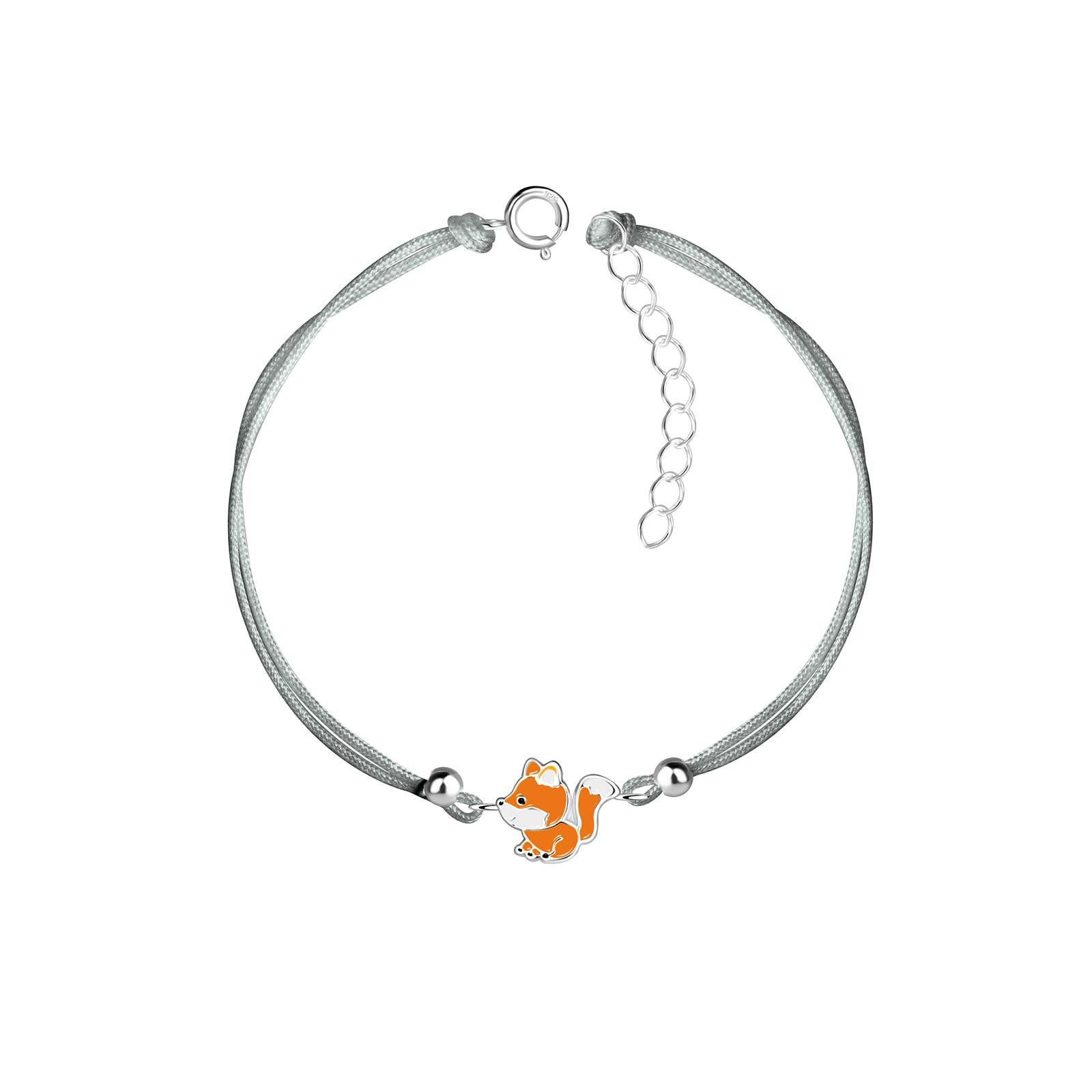 Silberarmband Fuchs Kinder Armband 925 Silber