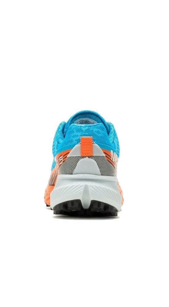 Merrell Agility Peak 5 GTX (wasserdicht, Rock Plate) hellblau/orange Herren Laufschuh