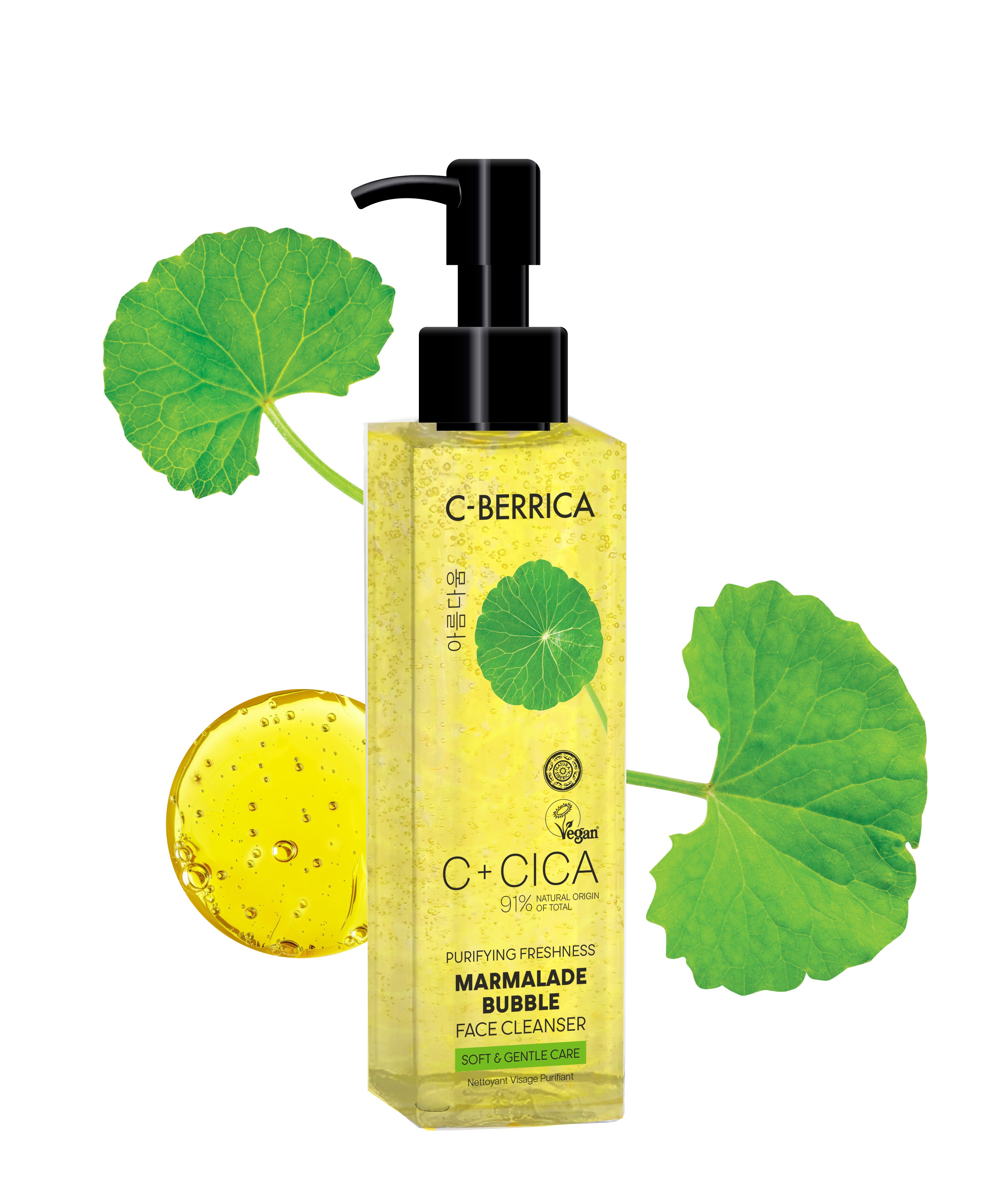 Natura Siberica Gesichtsreinigungsgel CICA C-BERRICA. Purifying freshness MARMALADE BUBBLE FACE CLEANSER