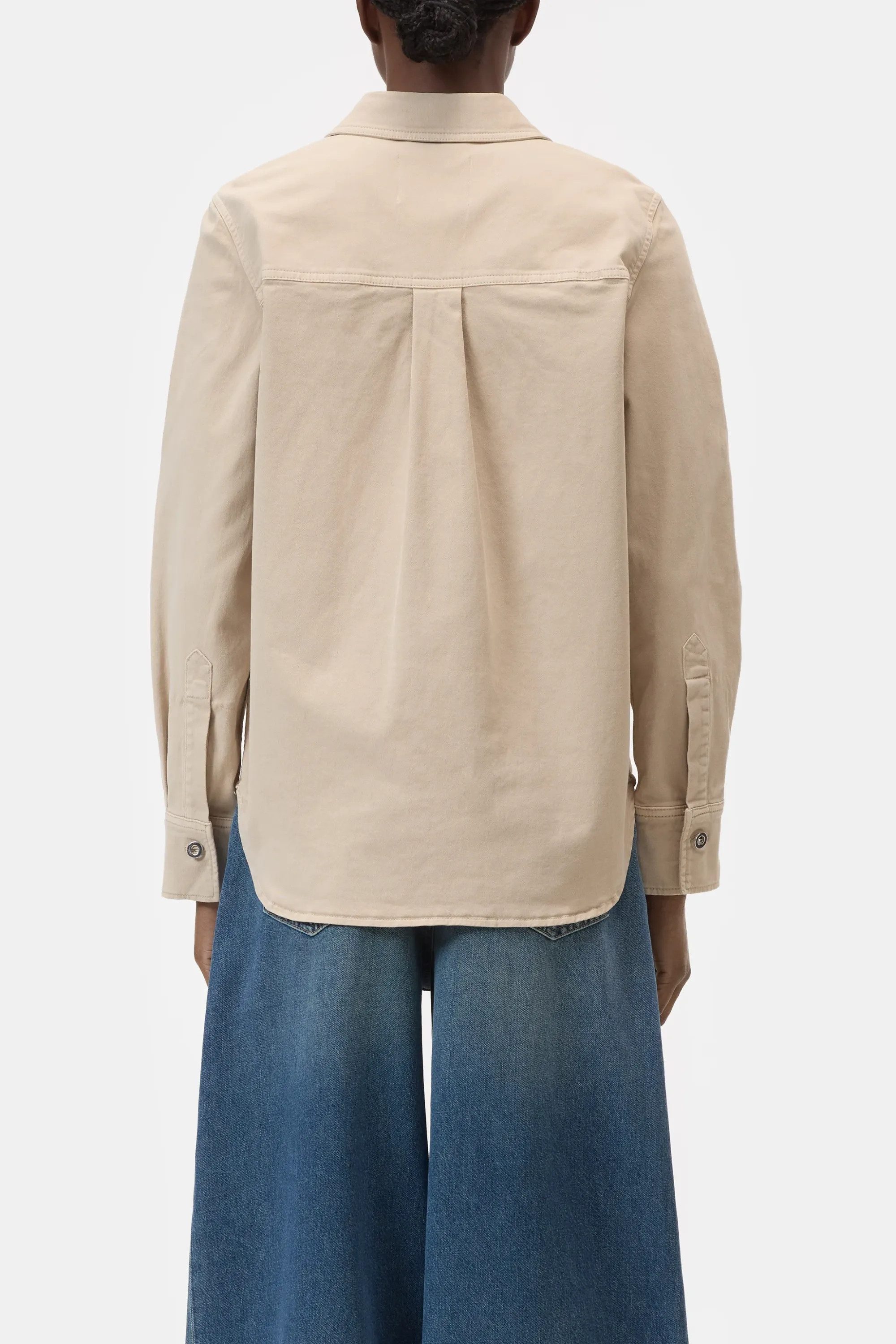 CLOSED Blusentop Twill-Hemdbluse - Regular Fit