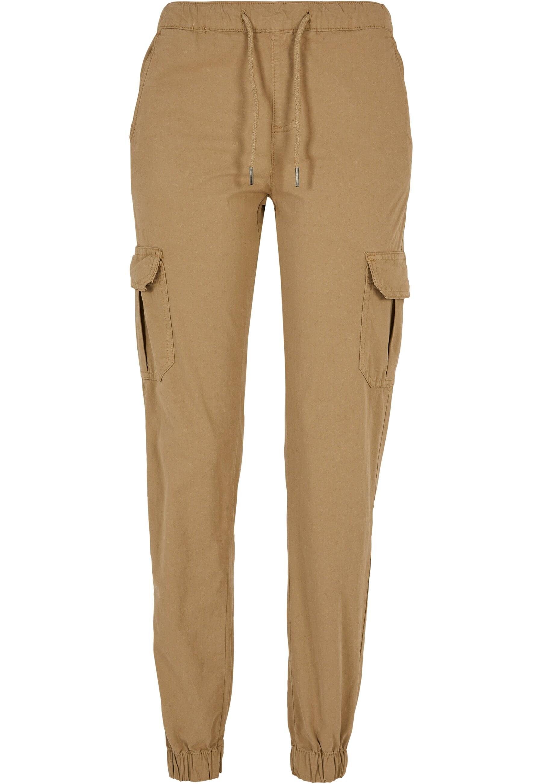 Cargo Cargohose Damen Pants URBAN Ladies Waist unionbeige (1-tlg) CLASSICS High Jogging