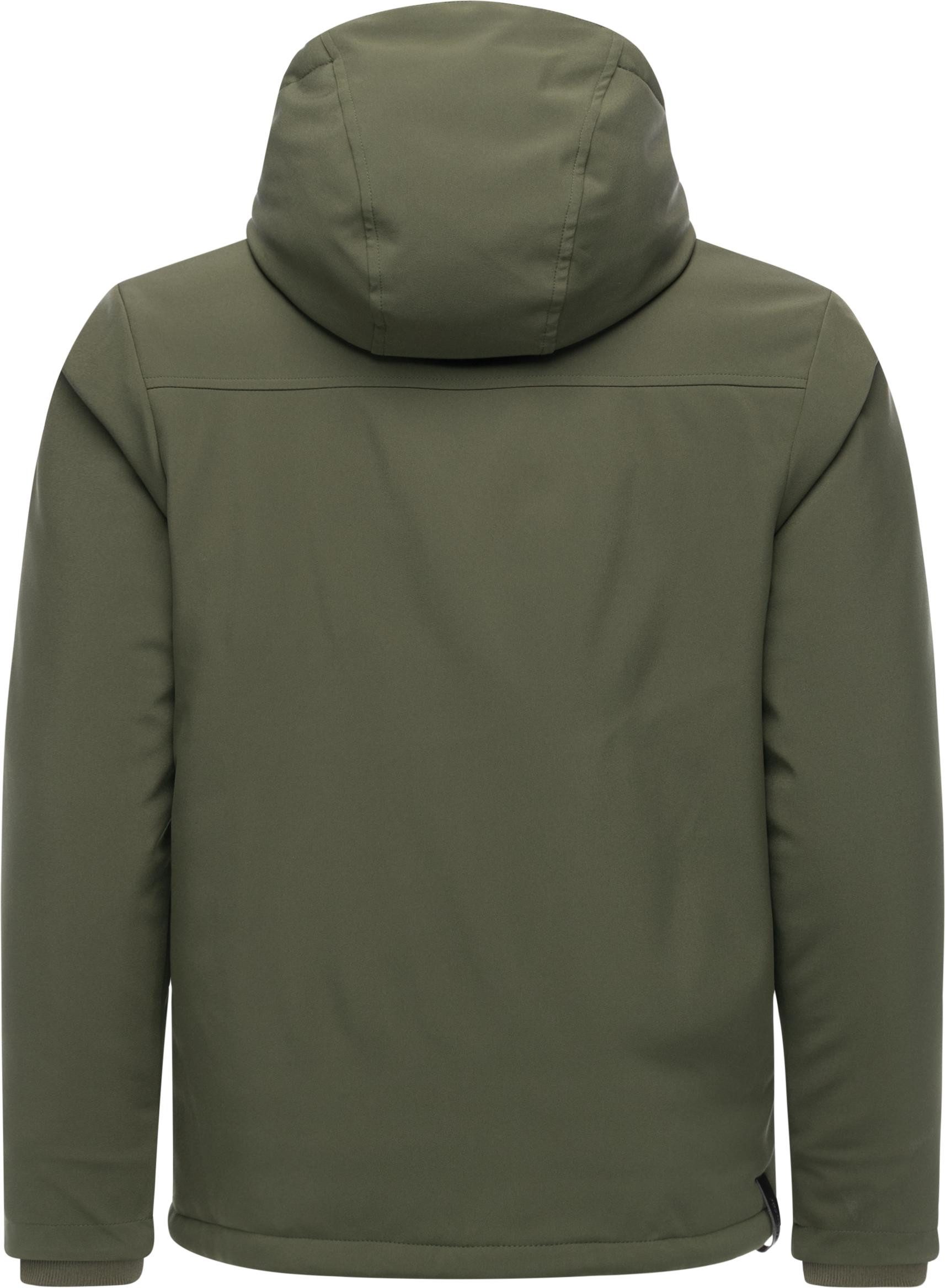 Ragwear Funktionsjacke Shellis YOUMODO Wasserdichte Softshelljacke mit Kapuze