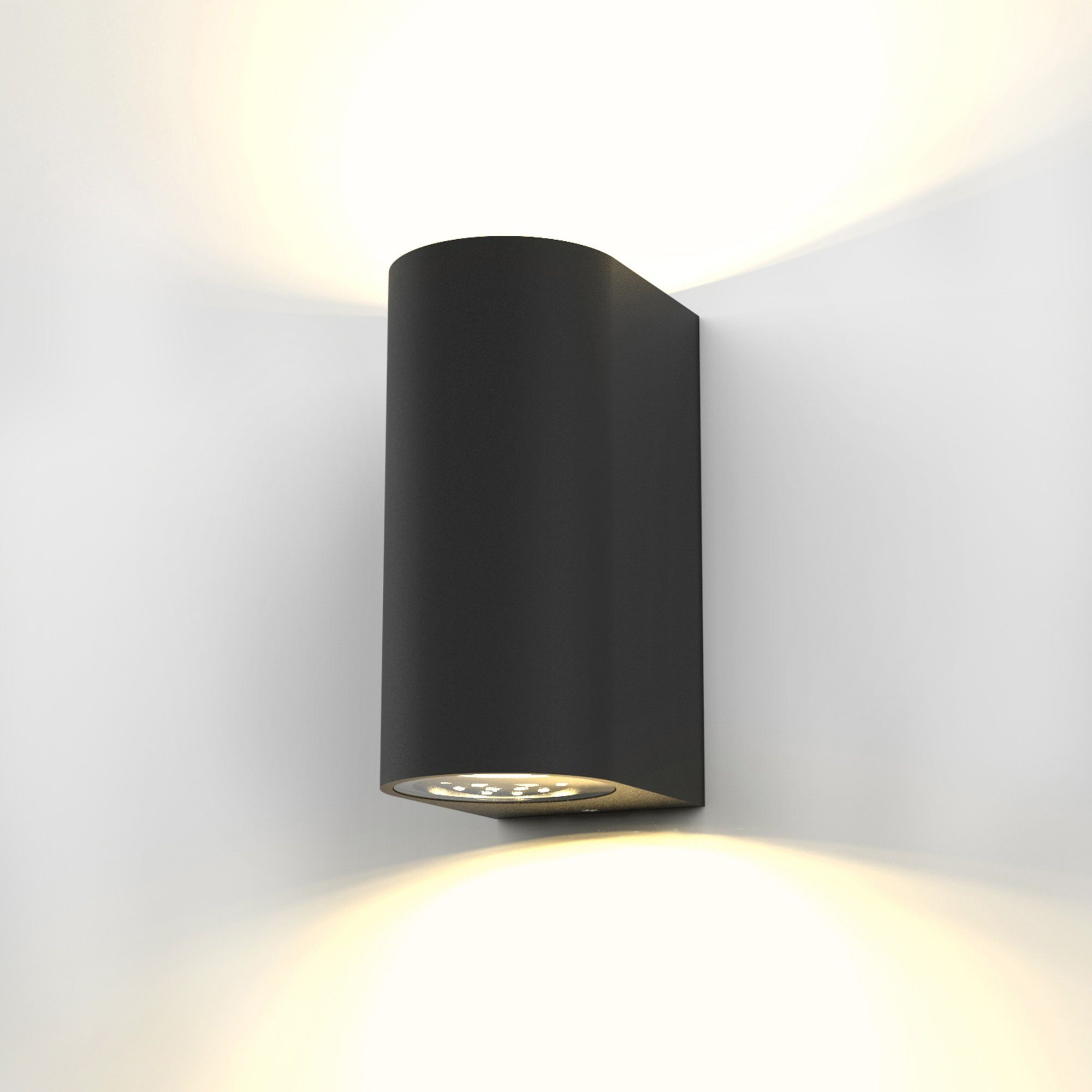 B.K.Licht LED Außen-Wandleuchte Volans, Leuchtmittel wechselbar, Warmweiß, günstig online kaufen