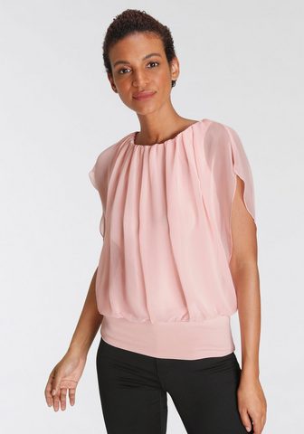Melrose Chiffonbluse in Oversize-Form
