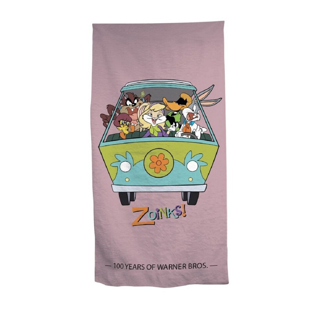 Warner Bros. Strandtuch Großes Badehandtuch aus Baumwolle für Anime-Fans 140x70 cm