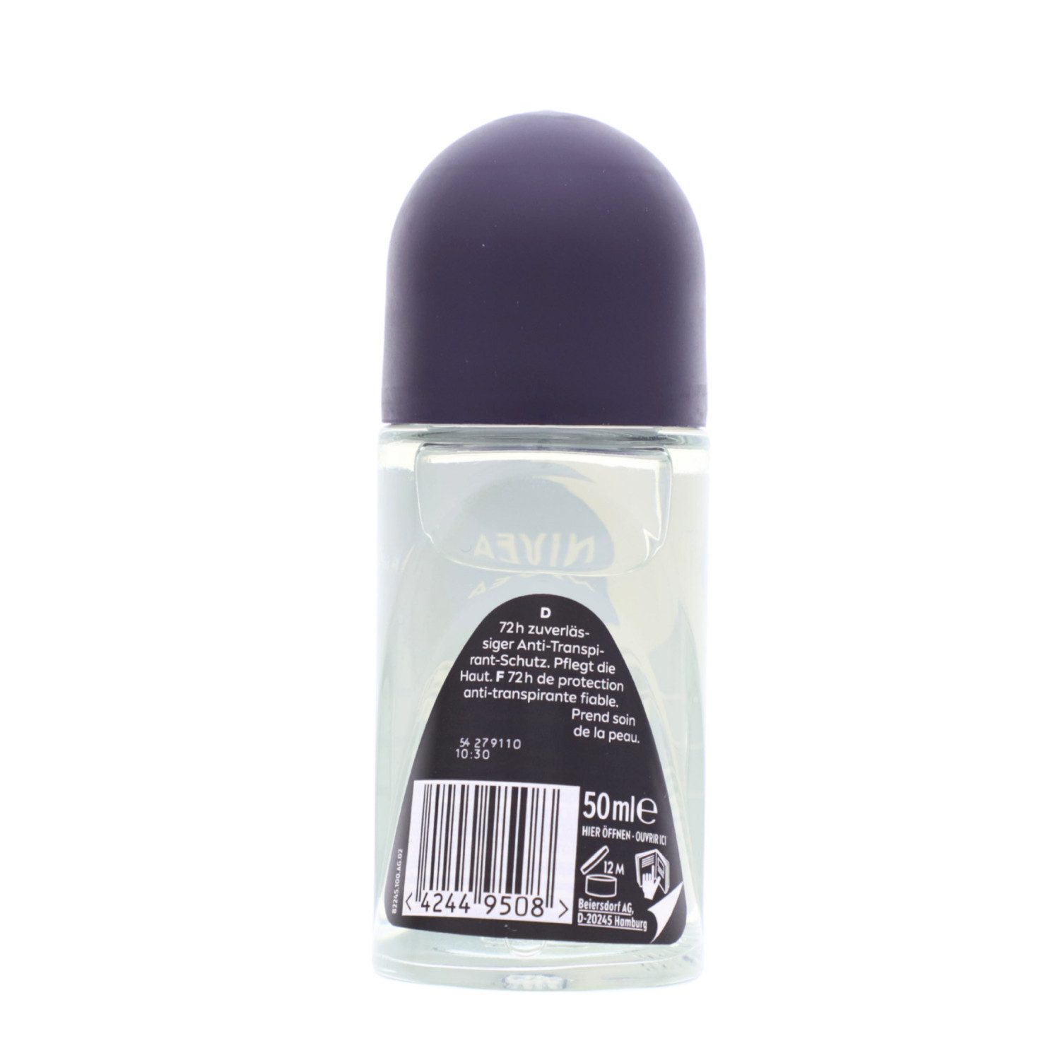 Nivea Deo-Roller 5 x NIVEA MEN Black & White Invisible Original Deo Roll On je 50ml 72H