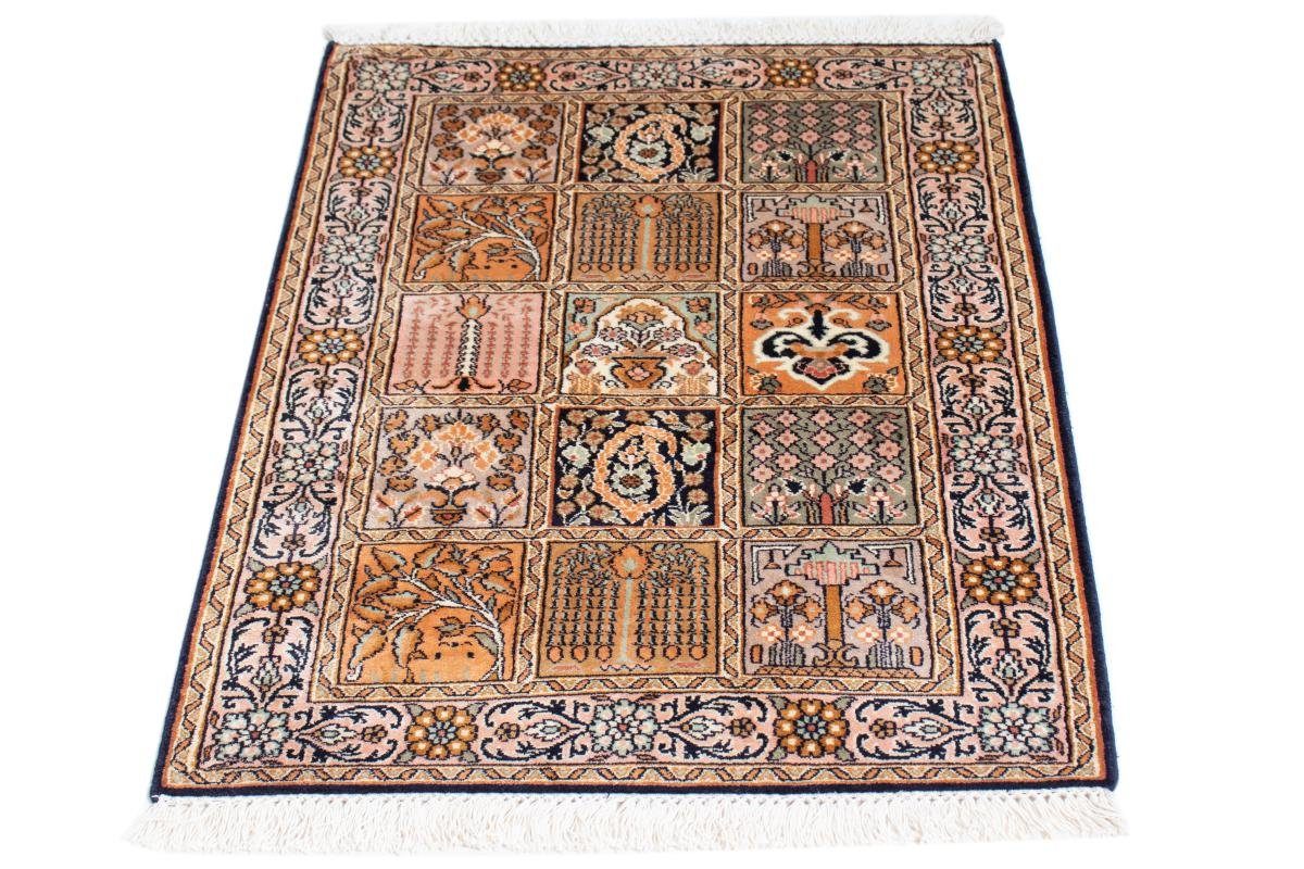 mm Orientteppich, Handgeknüpfter rechteckig, Seidenteppich Seide Trading, 63x95 Nain 4 Höhe: Kaschmir