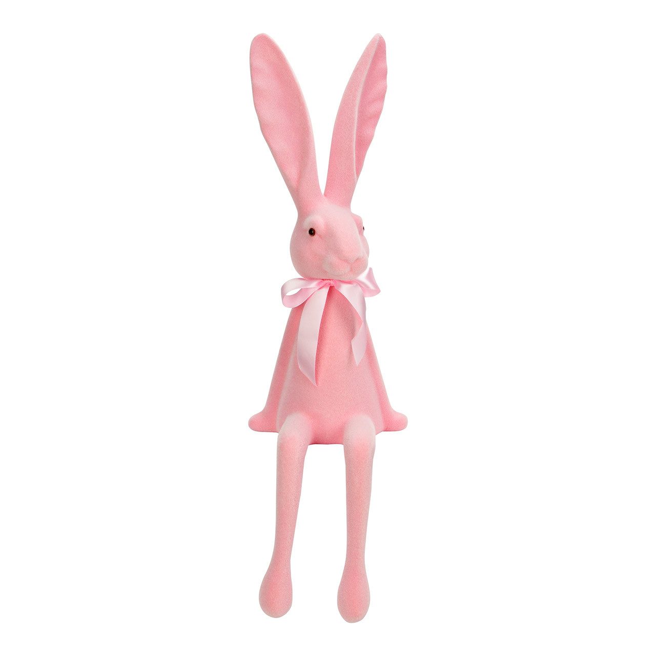 Wurm Osterhase Wurm, Hase beflockt aus Kunststoff, Pink/Rosa (B/H/T) 17x60x20cm, 100