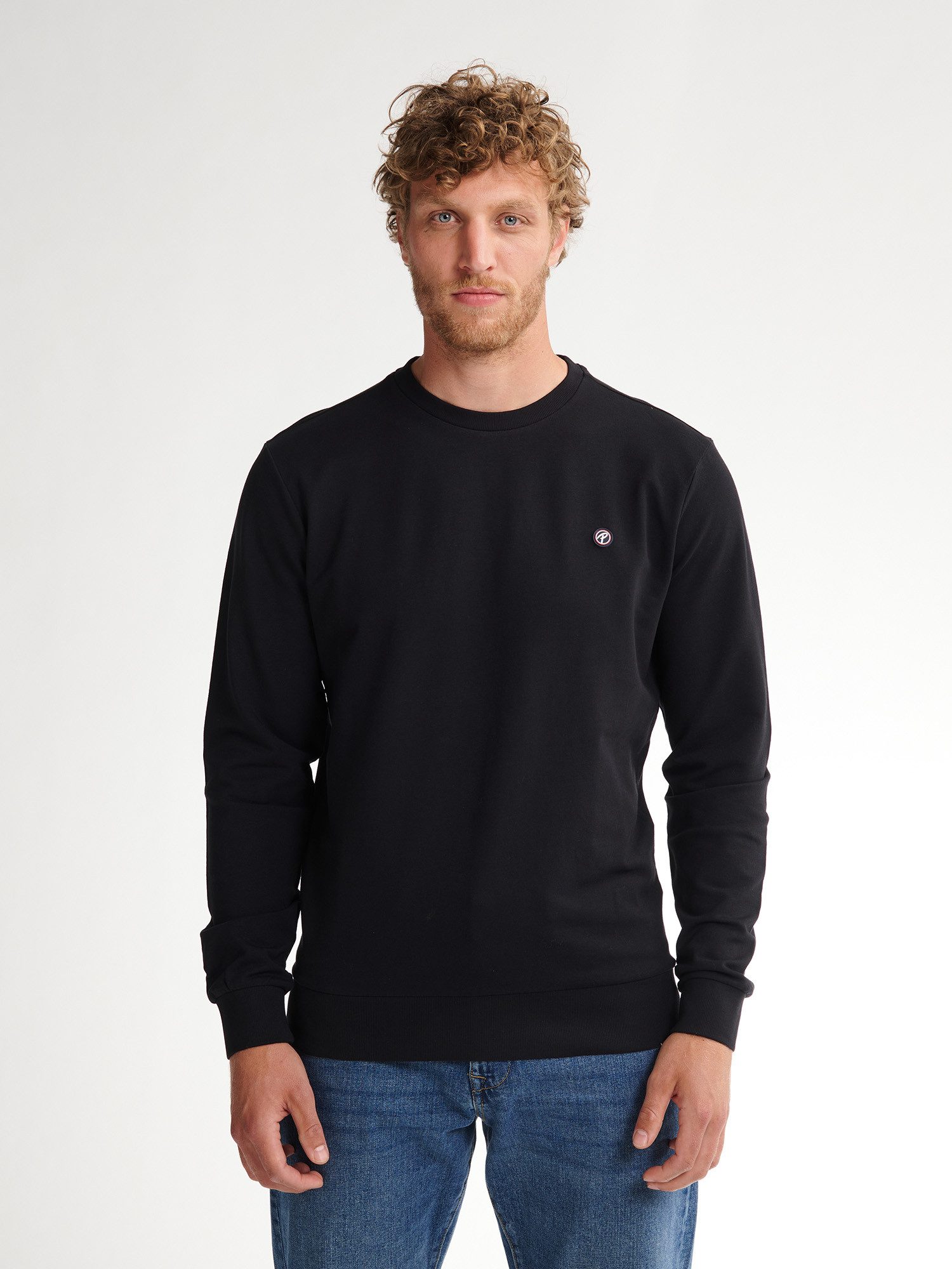 Petrol Industries Sweatshirt mit Logo Stickerei