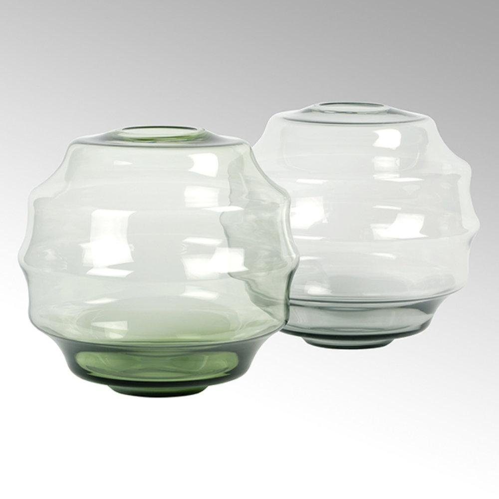 Basil Lambert Kokon Vase Glas (28cm) Dekovase Grün