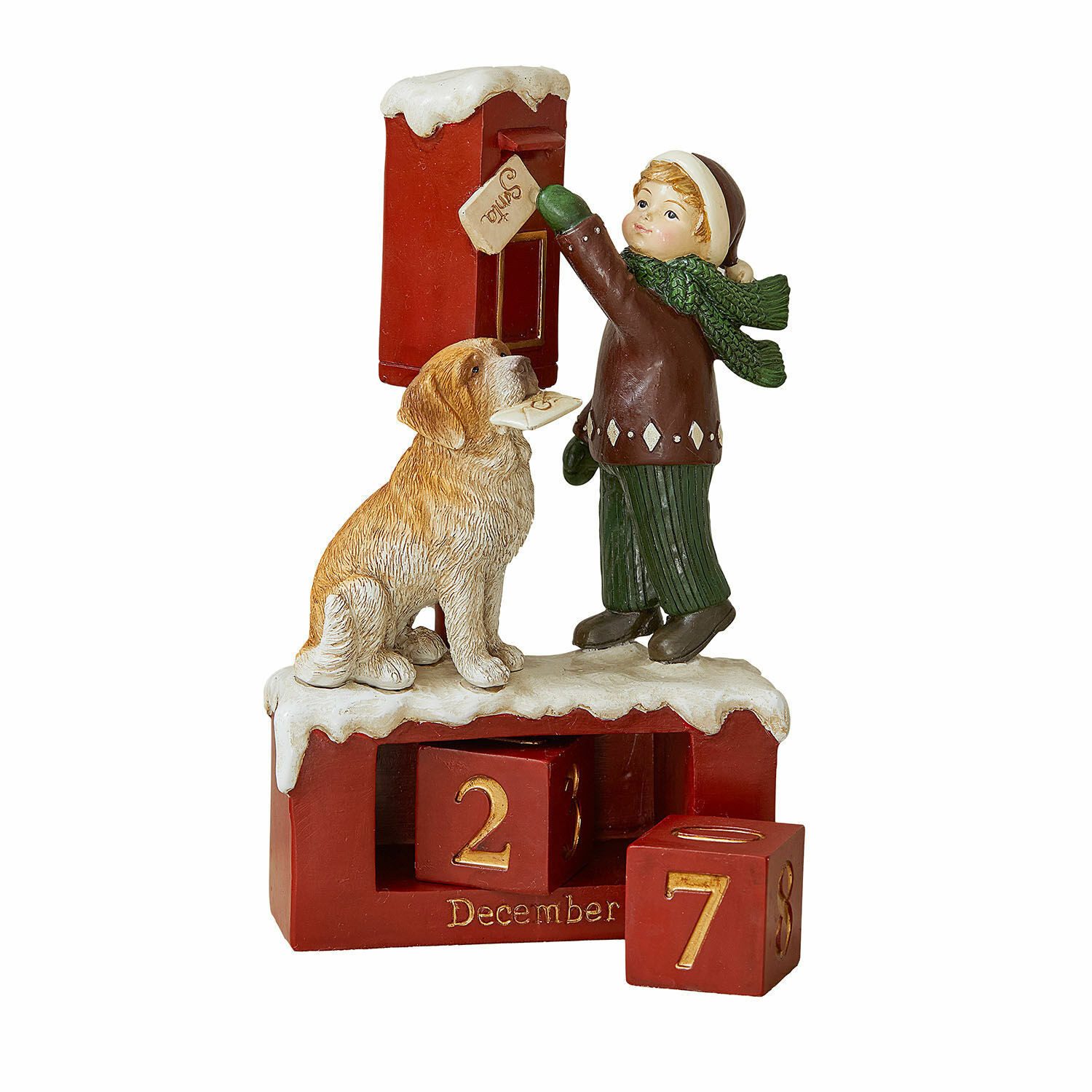 Mirabeau Adventskalender Kalender Norrholm grün/rot (kein Set)