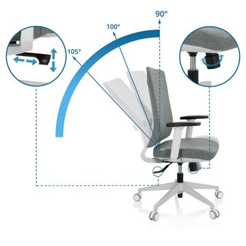 hjh OFFICE Drehstuhl Profi Bürostuhl COMFIO WP Stoff (1 St), Schreibtischstuhl ergonomisch