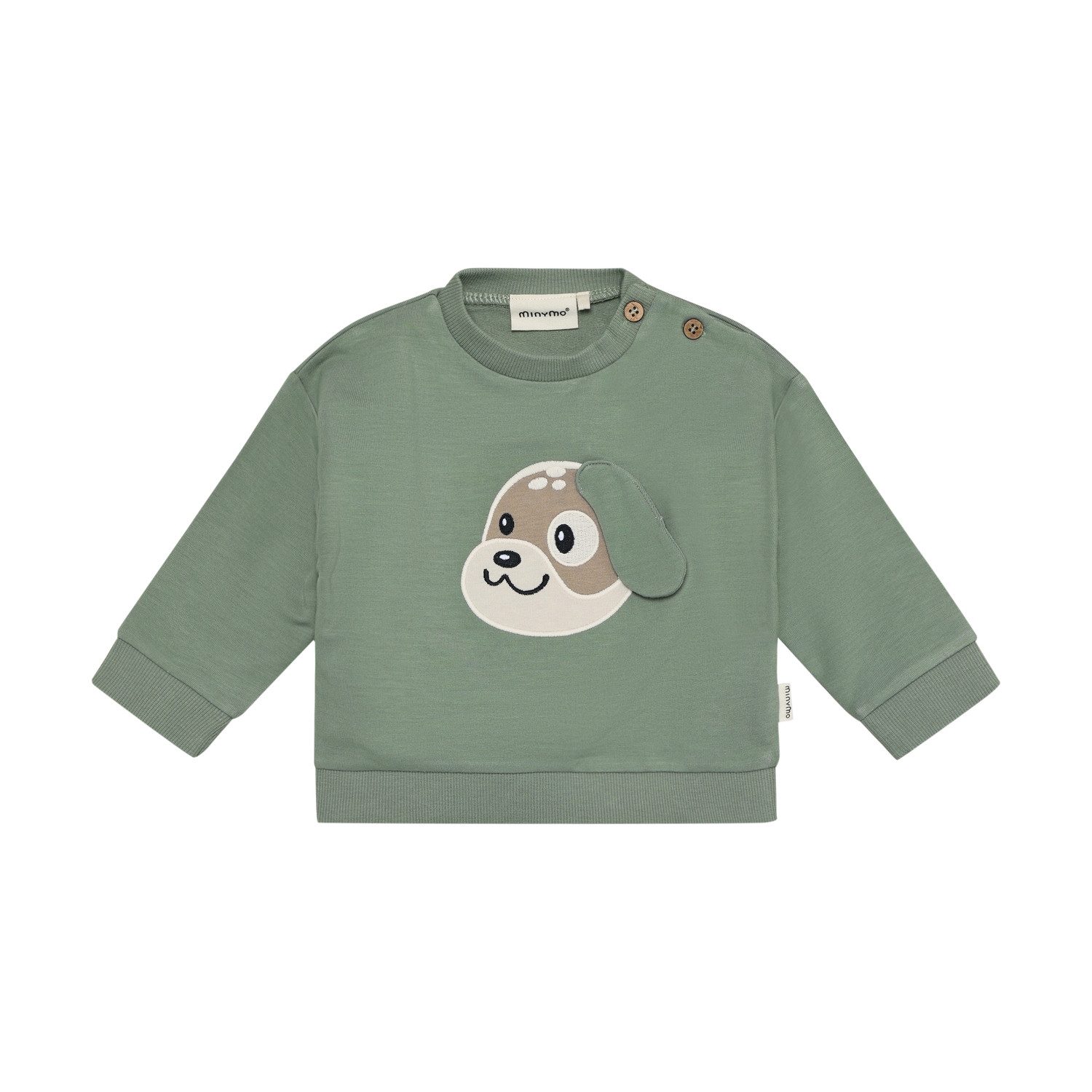Sweater Baby Sweater Jungen Baumwollmix Tiermotiv Druckknöpfe