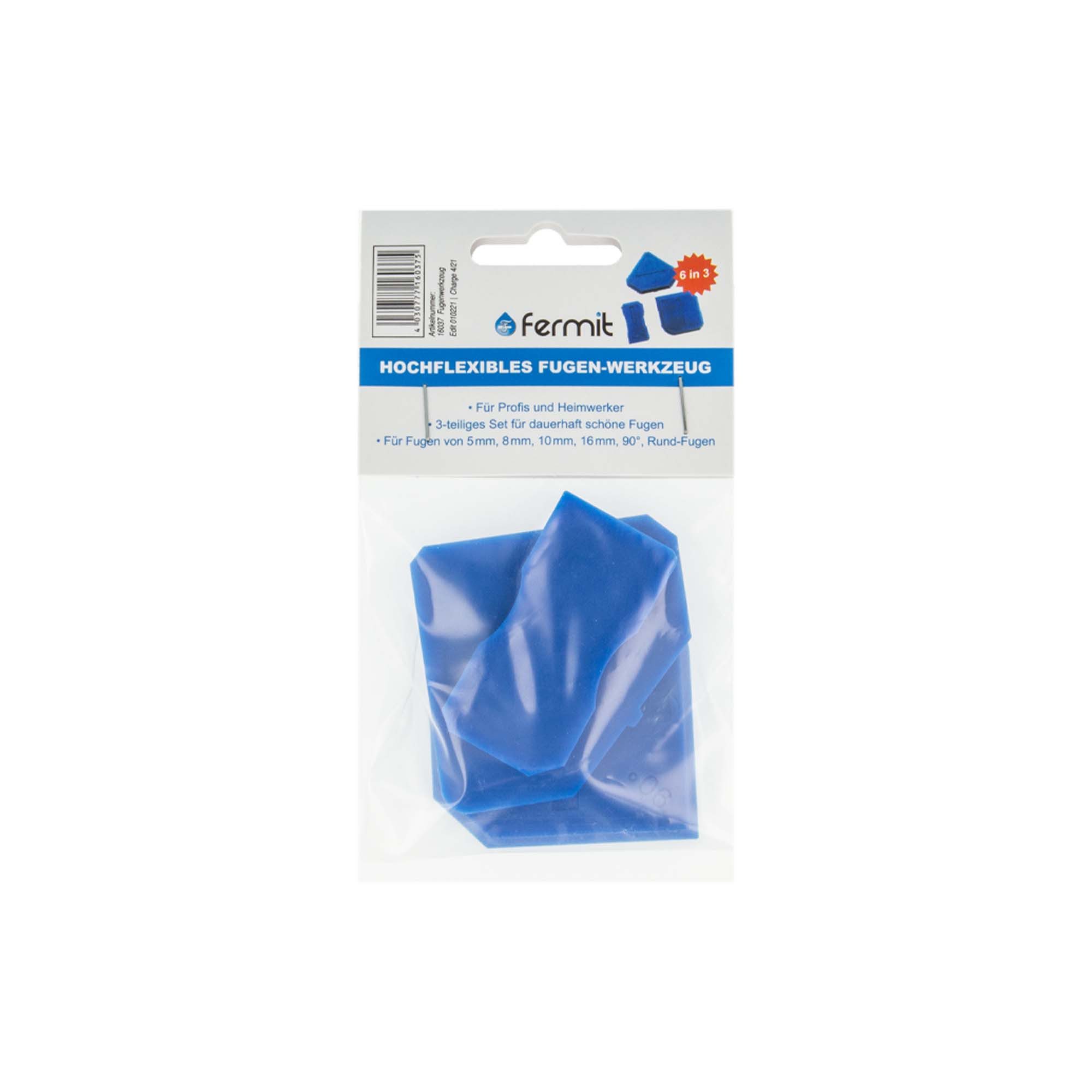 Fermit Silikon Fugenwerkzeug, Abzieher, Glättwerkzeug, 3-teilig, hochflexib günstig online kaufen