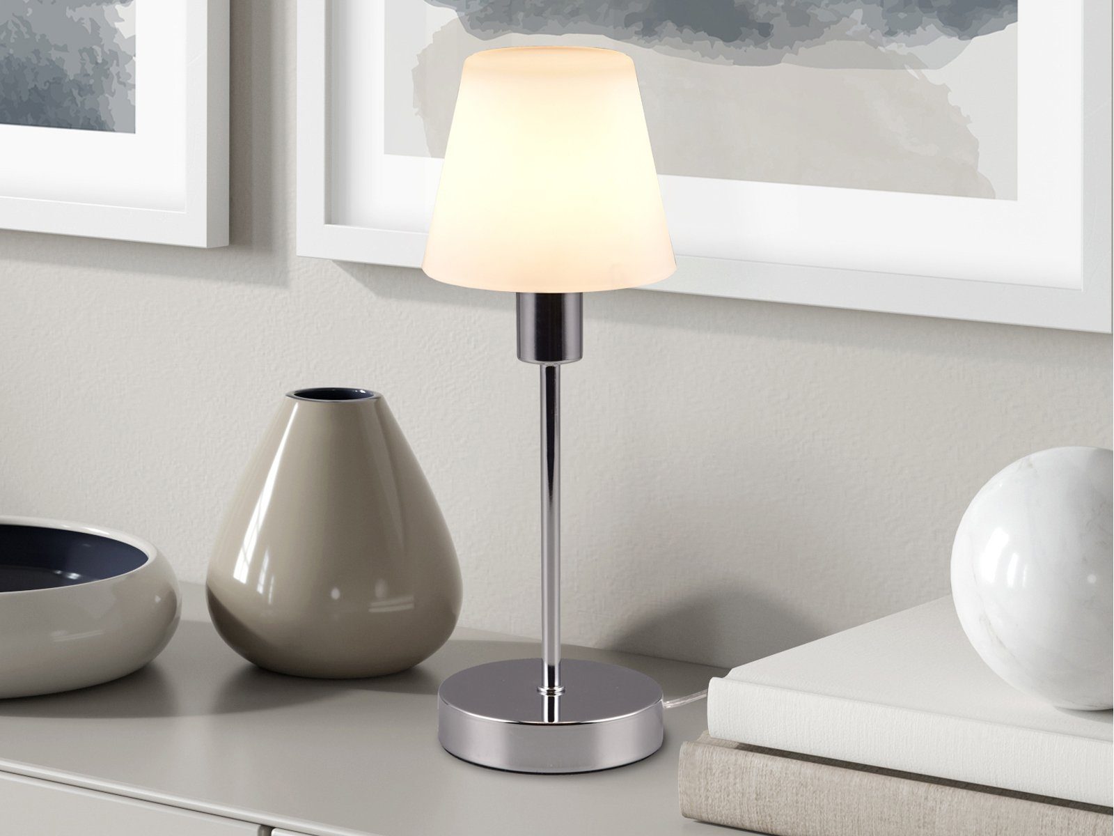 Touch-Lampe, tragbare Tischsensorsteuerung Nachttischlampen mit schnellem  USB-Ladeanschluss, 5 Stufen dimmbares warmweißes Licht und 13 Farbwechsel R