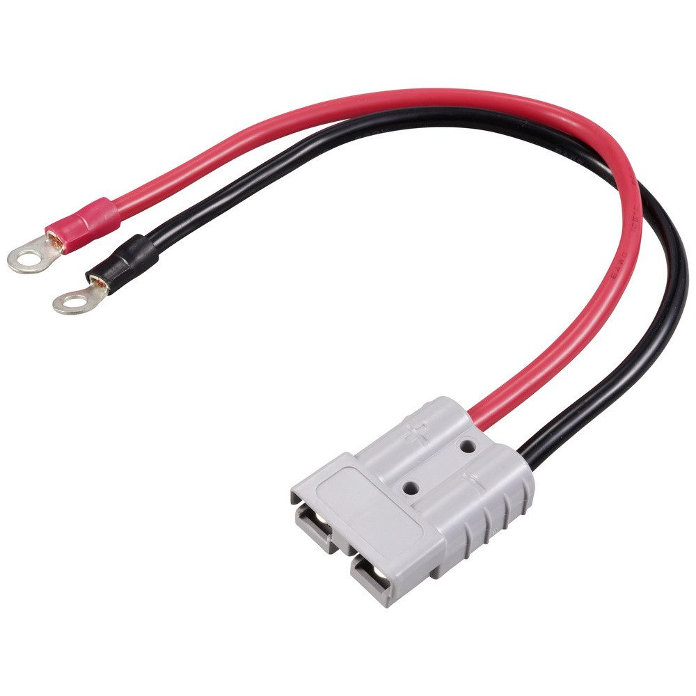 TRU COMPONENTS Rundstecker TRU COMPONENTS TC-12195688 Adapterkabel 8.36 mm² 50 A Kabellänge 30 c, TC-12195688