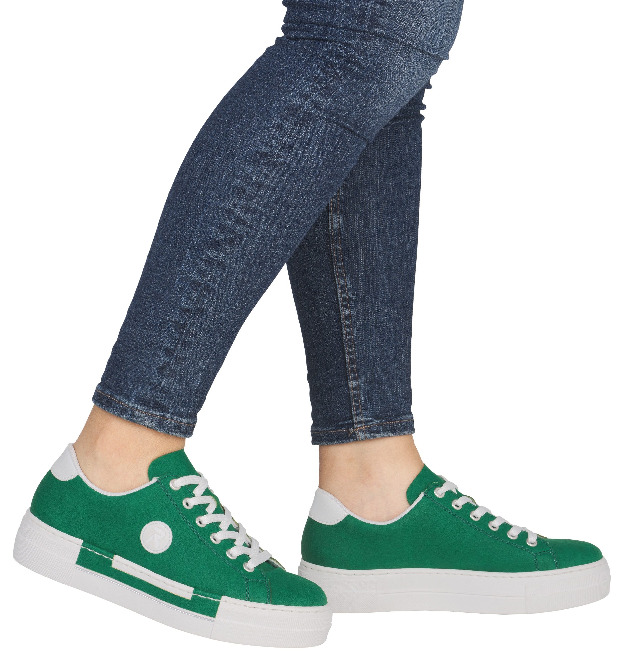 Rieker Sneaker, Freizeitschuh, Halbschuh, Schnürschuh mit günstig online kaufen