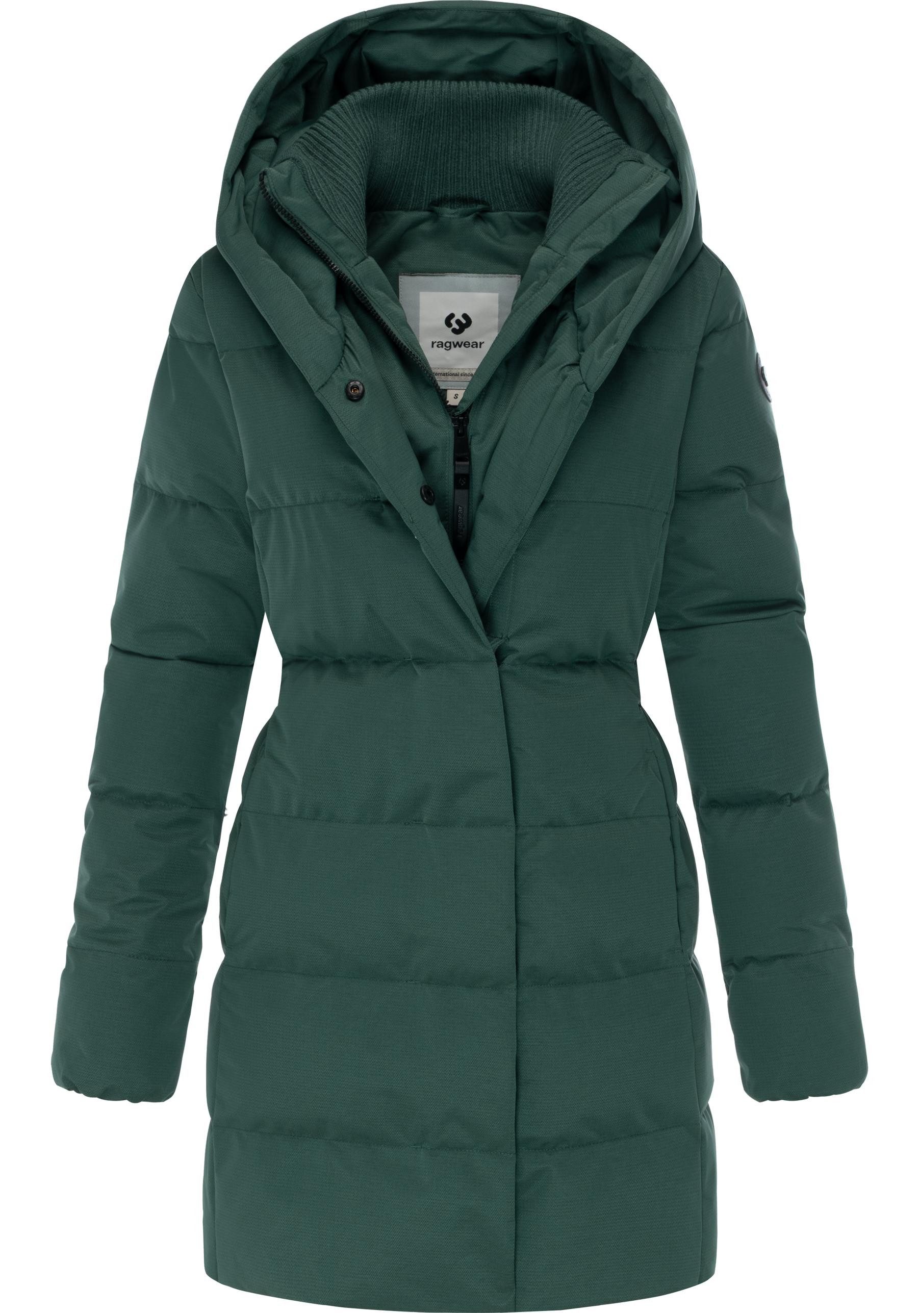 Ragwear Steppmantel Niani YOUMODO Warmer Wintermantel mit hohem Kragen und Kapuze – Bild 4 von 5