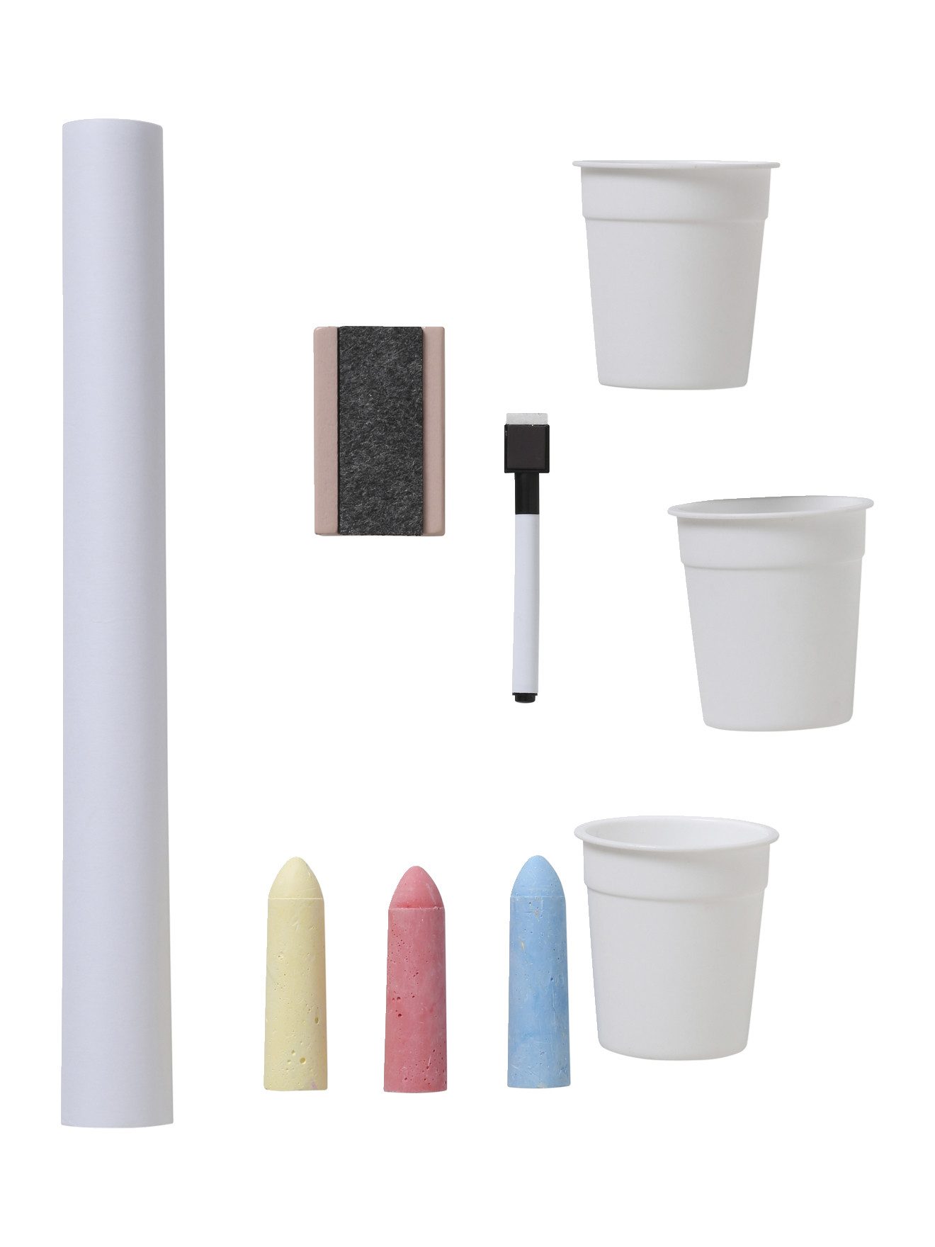 vertbaudet Tafel Tafel mit Mal-Zubehör FSC®, 3-in-1