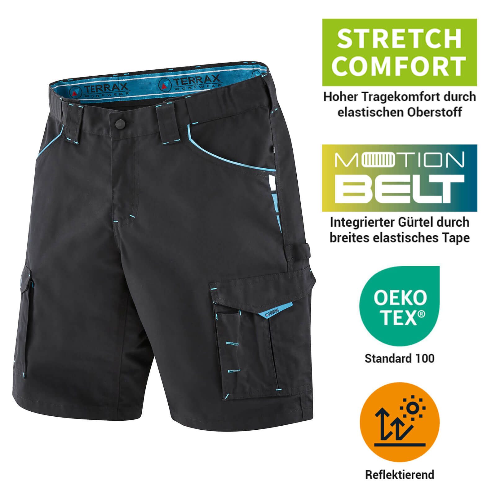 Terrax Workwear Arbeitsshorts Herren Arbeitshose Shorts günstig online kaufen