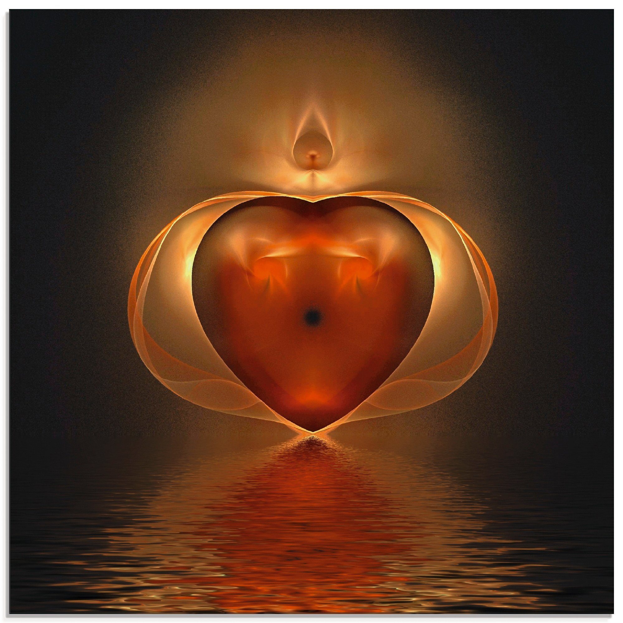 Artland Glasbild Herz, Herzen (1 St), in verschiedenen Größen | Bilder