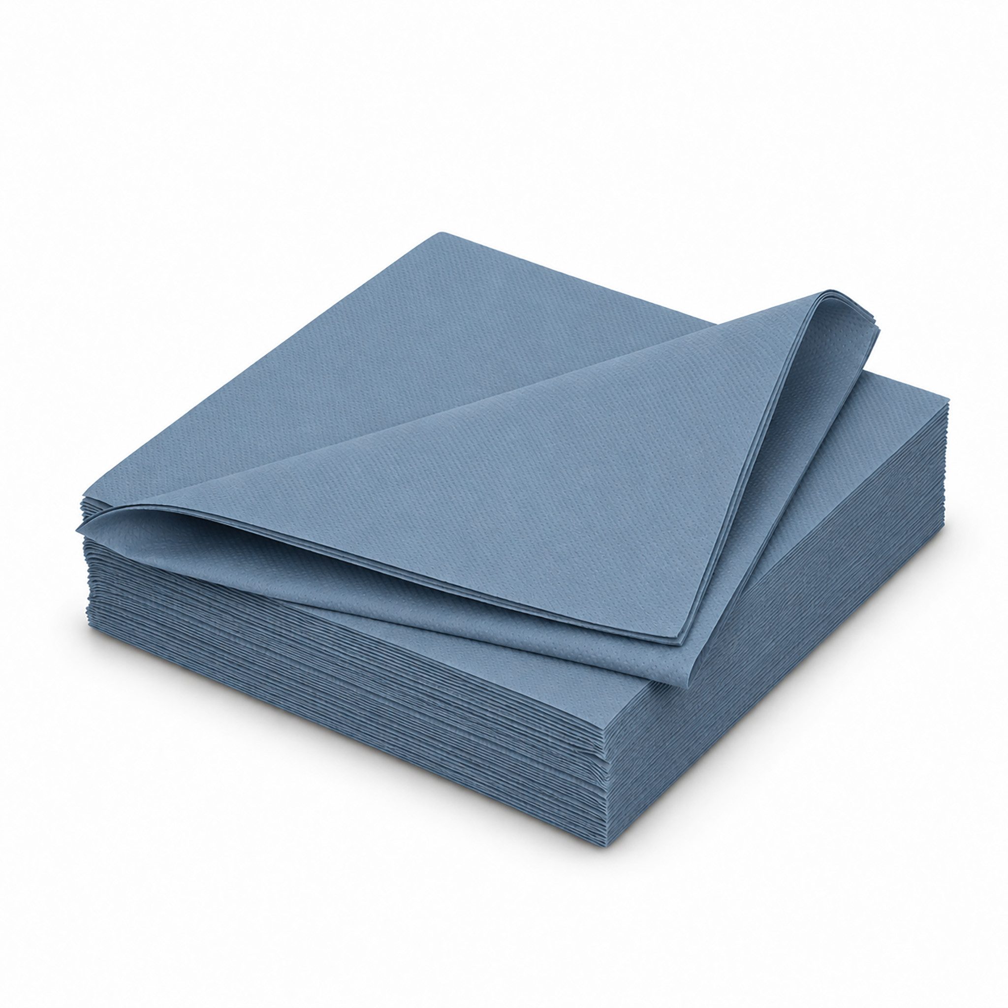 AVA Papierserviette, Servietten stoffähnlich 40x40cm 25 Stück Jeansblau