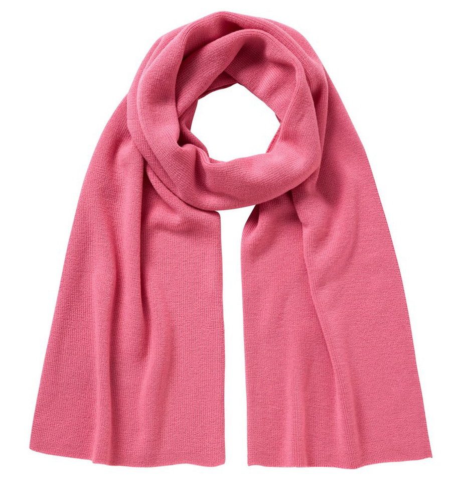 FALKE Schal Winterschal (feiner Merinowolle) rosa 180cm x 30cm - 1 Stück