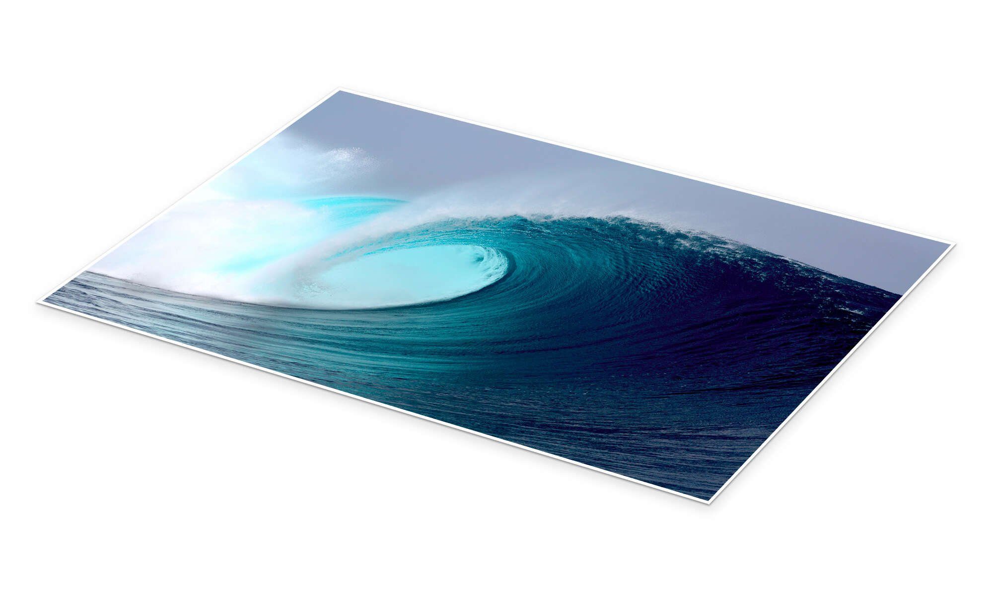 Posterlounge Wandbild Tropical blauen Welle surfen, Paul Kennedy, erhältlic günstig online kaufen