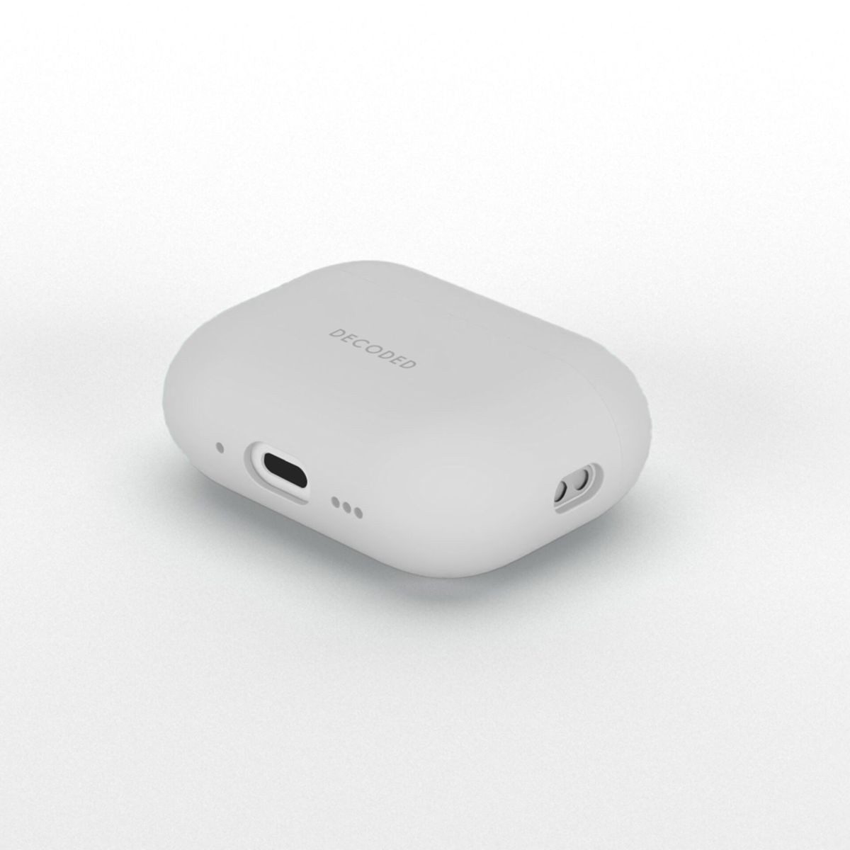 DECODED Smartphone-Hülle Silicone AirCase Pro for AirPods Pro 3 Grey