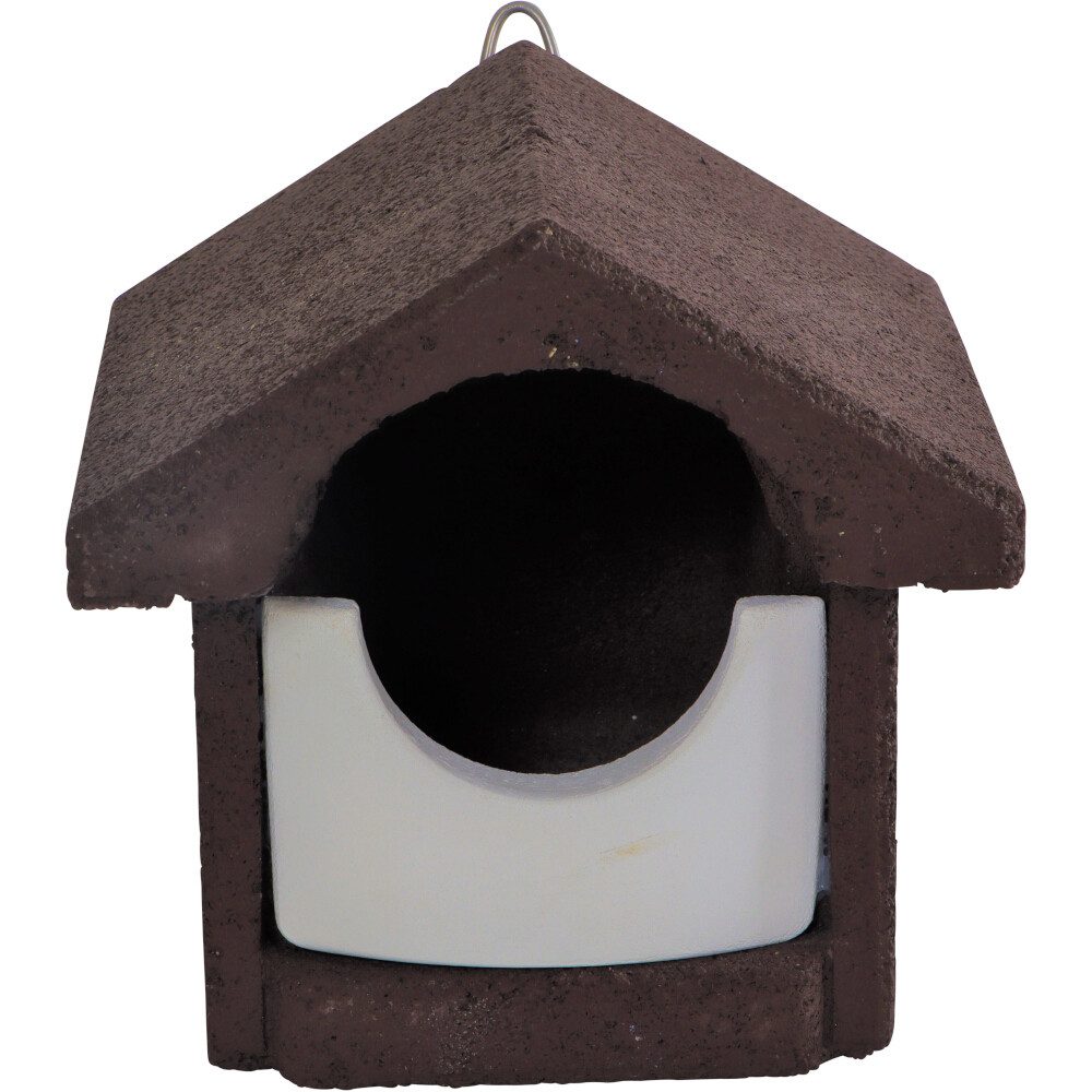 Vogelhaus Nistkasten HOLZBETON braun 23 x 22 x 20 cm KieferFichte FSC 100