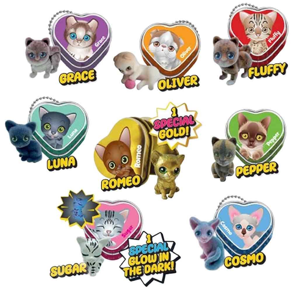 Dinotoys Sammelfigur Mini Katzen Figuren in Kapsel Überraschungsmotiv (1 St)