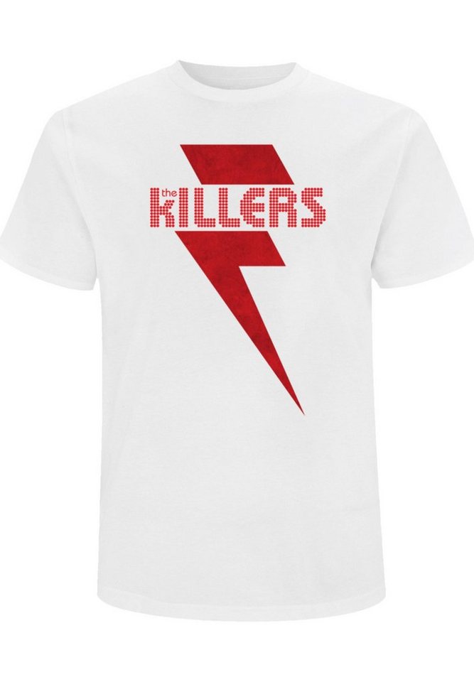 F4NT4STIC T-Shirt The Killers Red Bolt Print, Unter fairen  Arbeitsbedingungen hergestellt