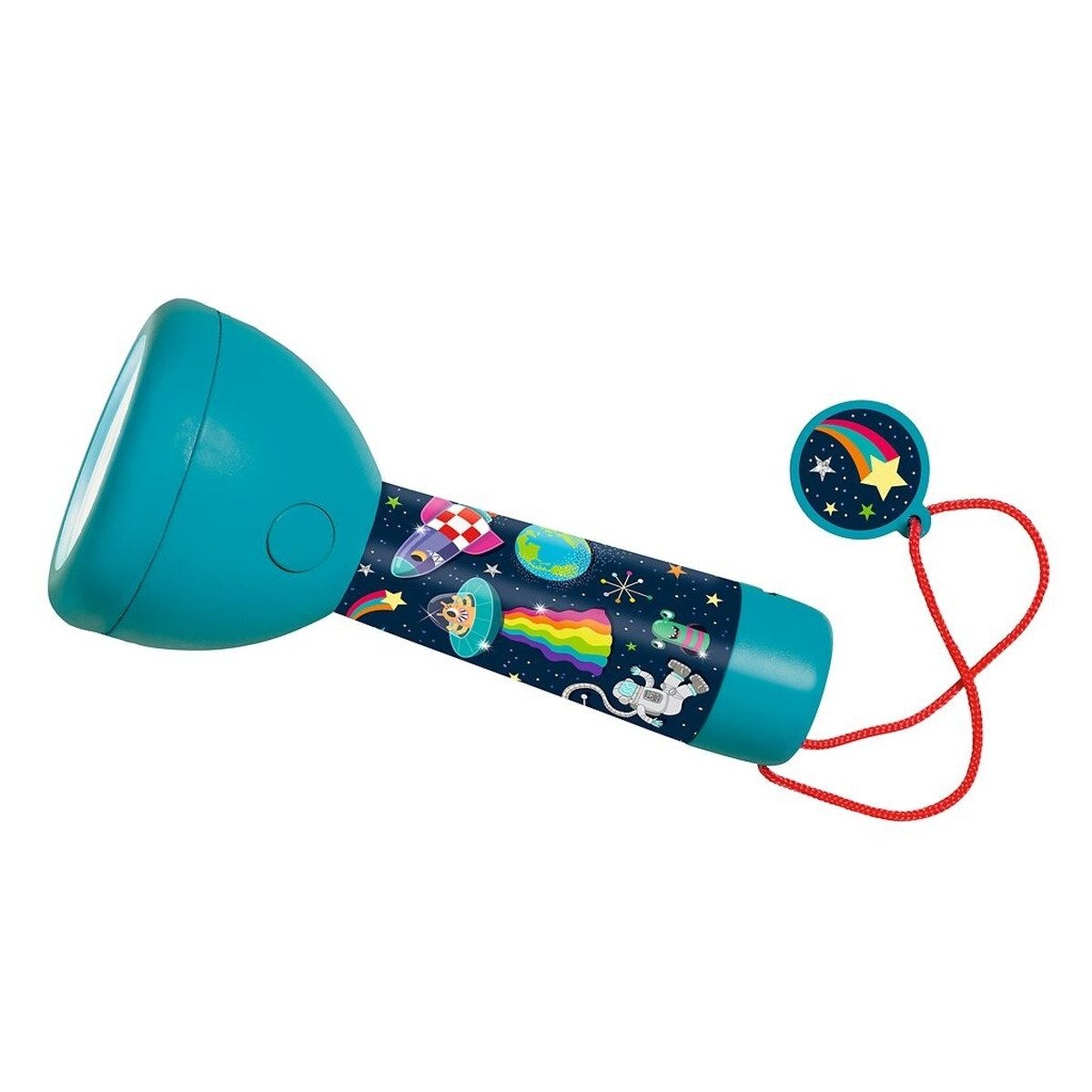 Moses. Verlag Taschenlampe Space, kompakte und robuste Kindertaschenlampe mit 4 LEDs