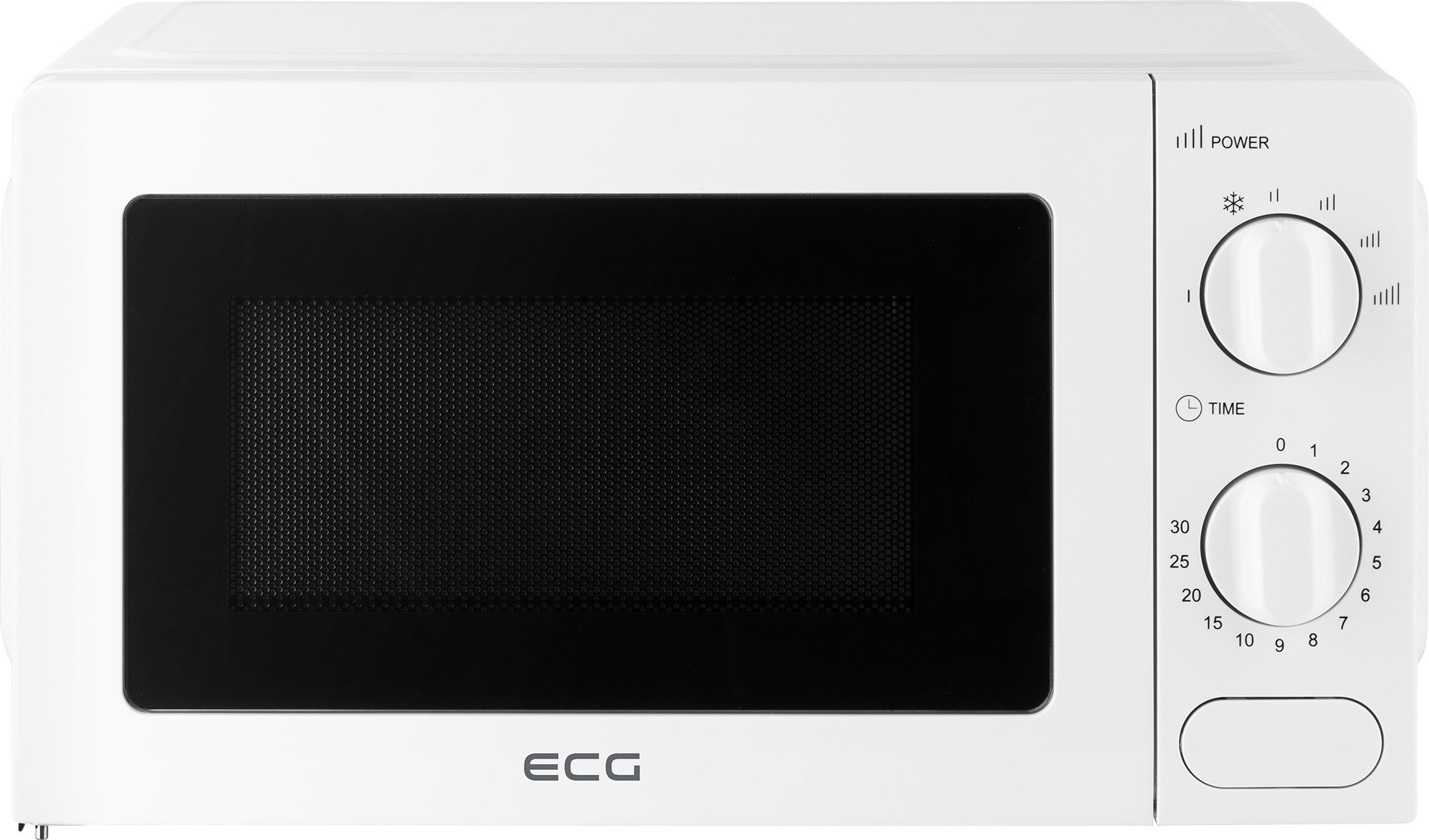 ECG Mikrowelle, Erhitzen, Auftauen, 17 l, Manuelle Bedienung, Auftaufunktion, mit Drehteller