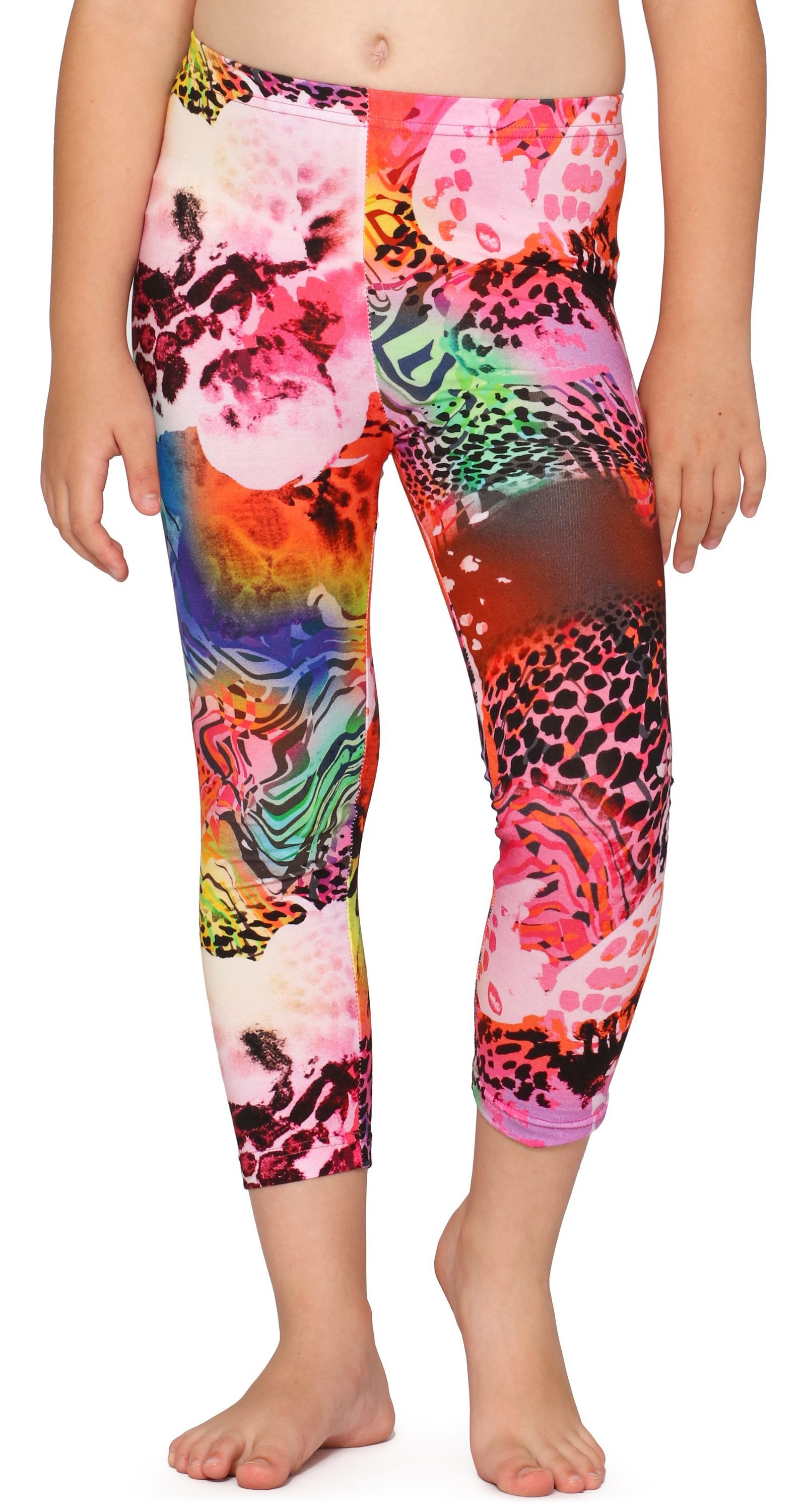 Leggings Mädchen 3/4 Capri Leggings MS10-405