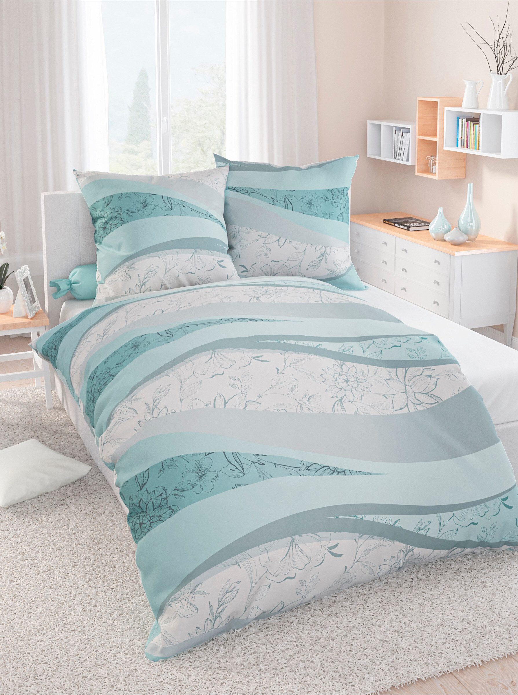 Witt Bettwäsche Bettwäsche, Seersucker, 4 teilig, günstig online kaufen