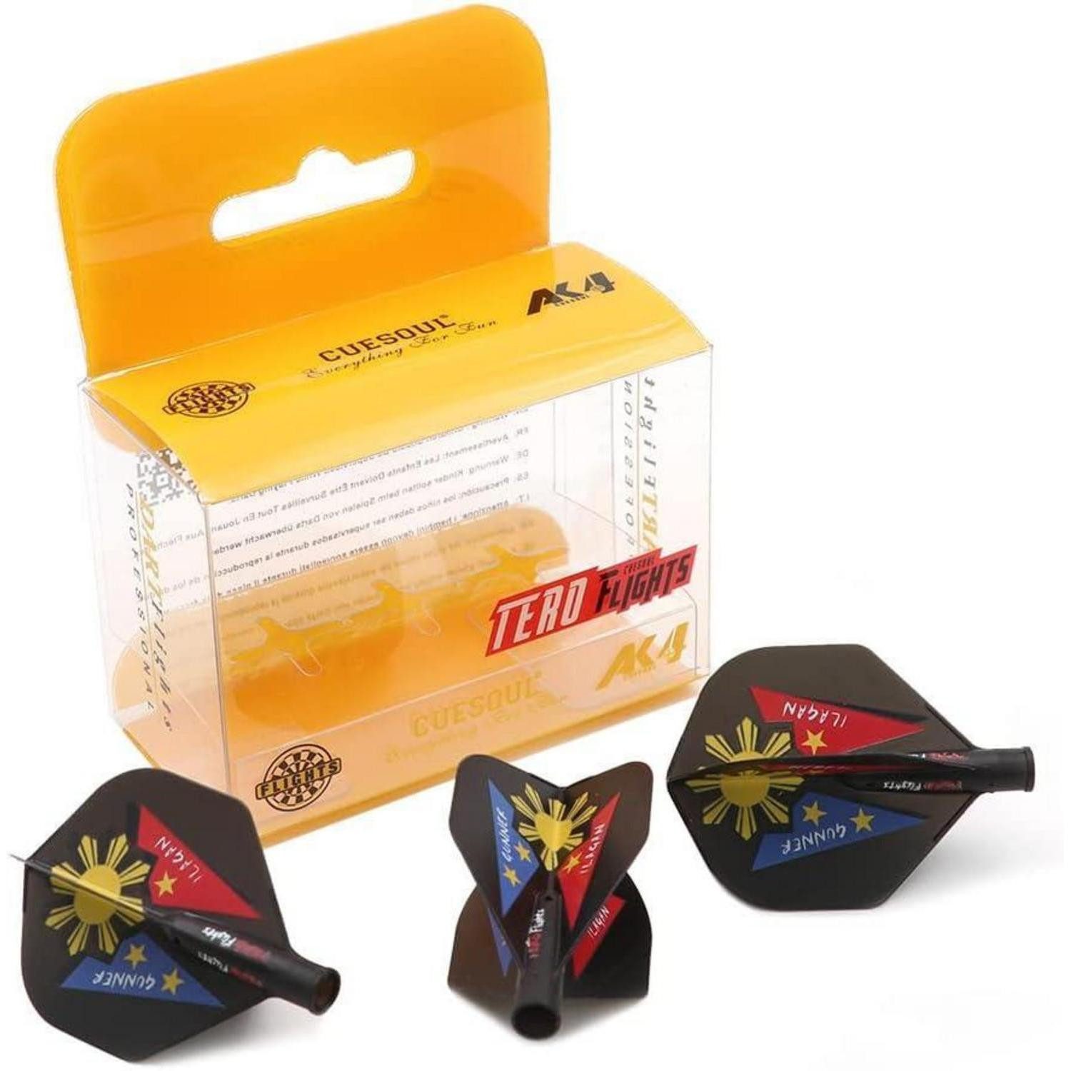 LuxusKollektion Dart-Flights Dart Flights Standard Muster Schwarz