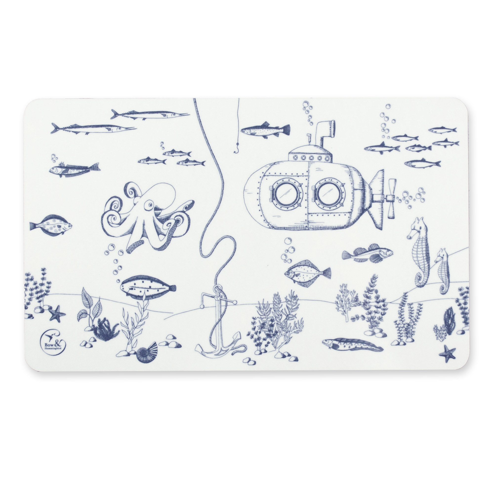 Frühstücksbrett Frühstücksbrettchen Unterwasserwelt