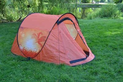 Defactoshop Wurfzelt »Wurf Zelt Sekundenzelt 2-3 Person Outdoor Campingzelt Tent Pop Up 245x145x110cm Diverse Farben inkl. Herringe & Seile«, Personen: 20
