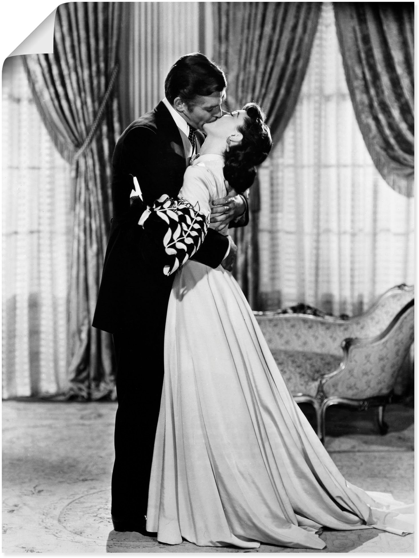 Artland Wandbild Vom Winde verweht 1939 IV, Film (1 St), als Leinwandbild, Poster in verschied. Größen