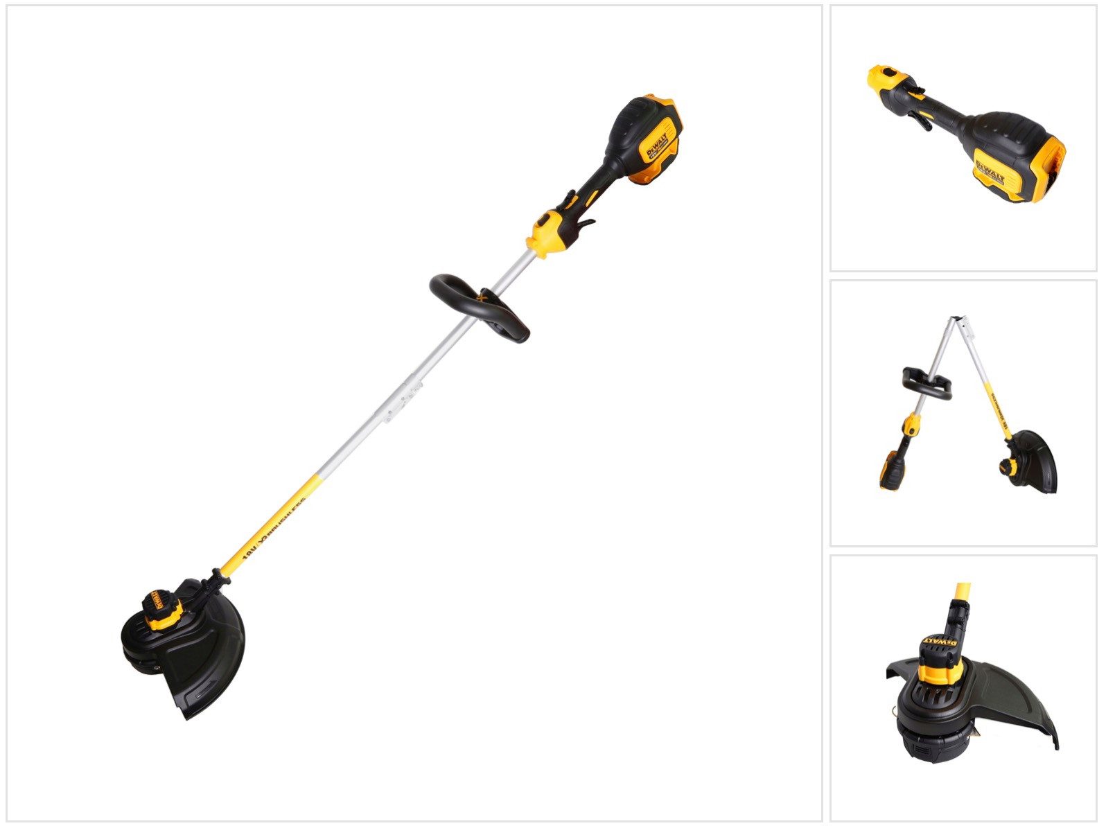 DeWalt Akku-Rasentrimmer DCM 561 PBS 18 V Brushless Li-Ion Akku Триммеры mit geteilter Wel