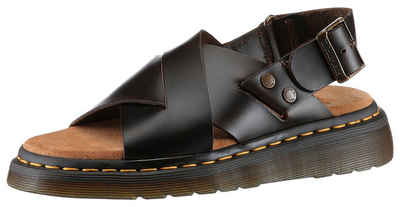 DR. MARTENS Zane Plateausandale, Sommerschuh, Sandalette, Riemchensandale, mit cooler Ziernaht