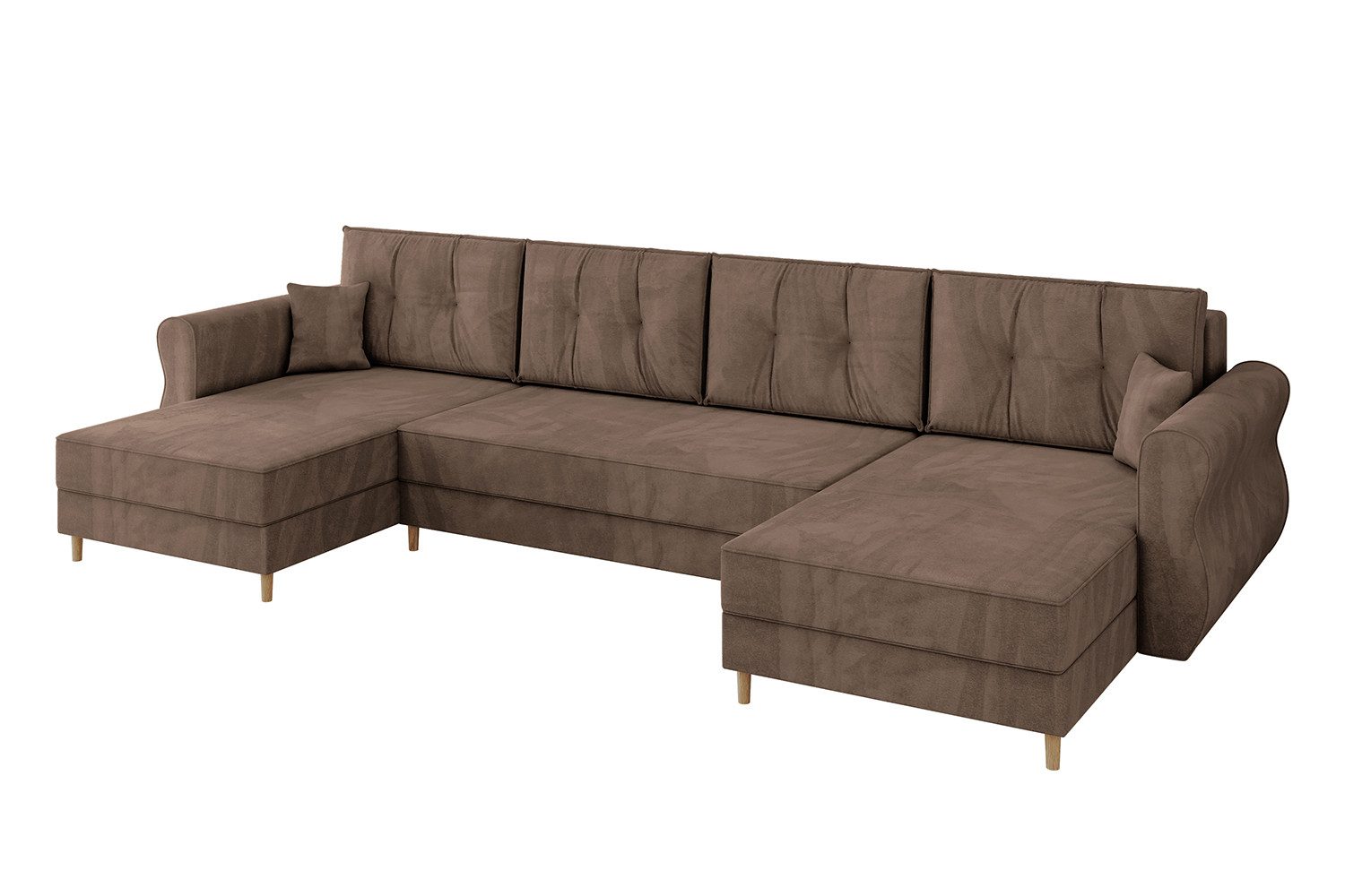 ALTDECOR Wohnlandschaft APOL-U, Couch mit Schlaffunktion, günstig online kaufen