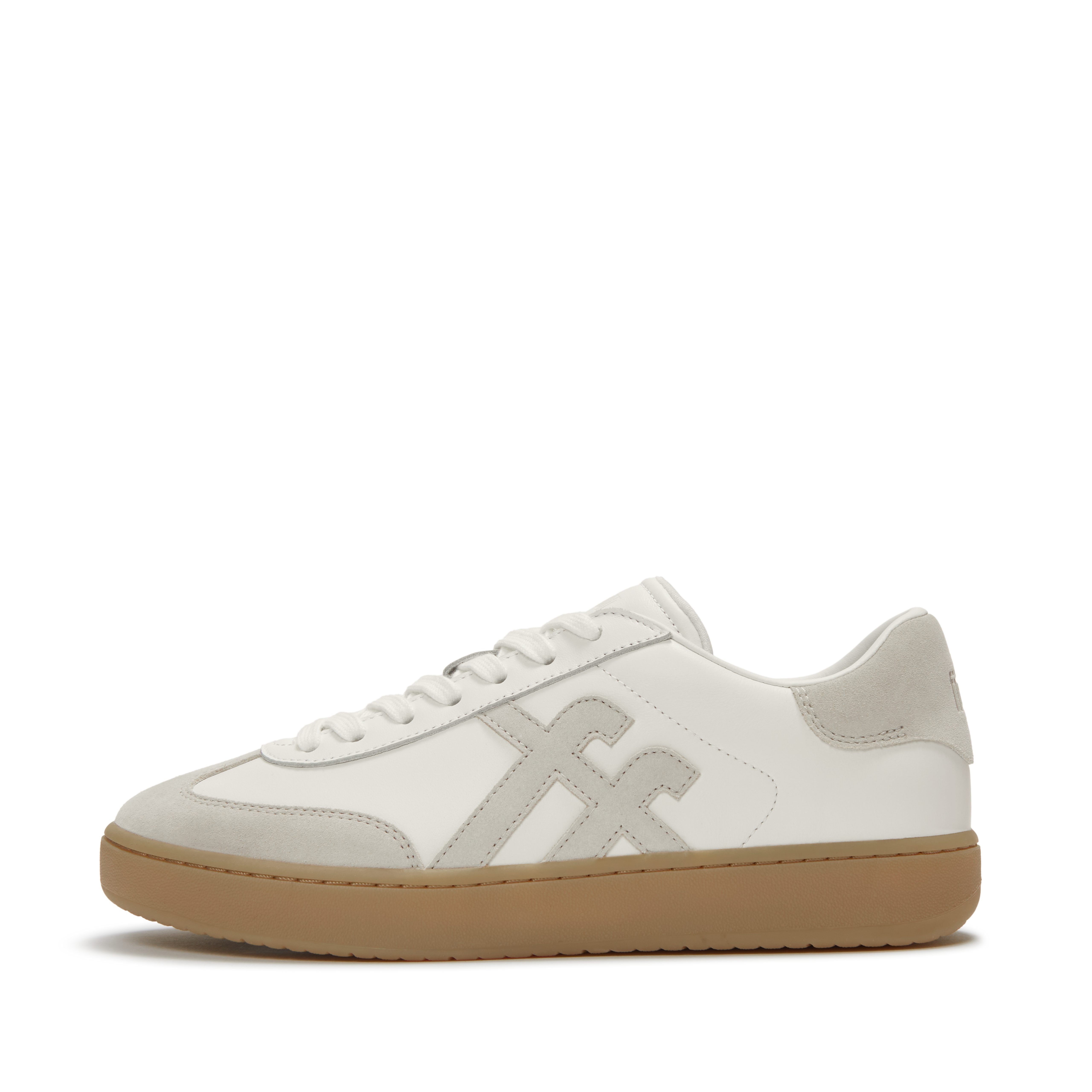 Fitflop THE DASH T-TOE Plateausneaker Freizeitschuh, Halbschuh, Schnürer, Retro Sneaker im Material-Mix