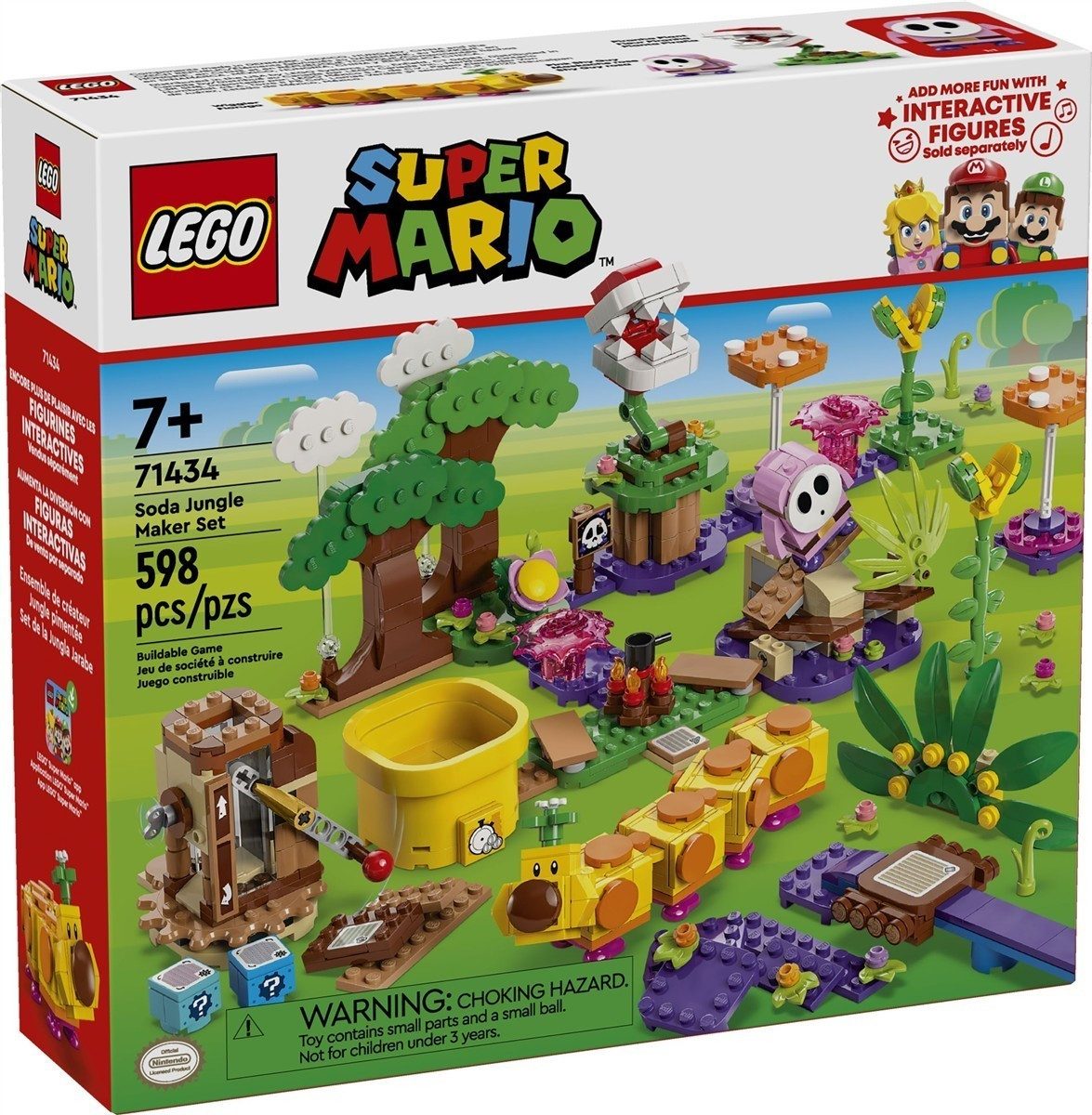 LEGO® Super Mario 71434 Limonadendschungel-Design-Set Konstruktionsspielsteine