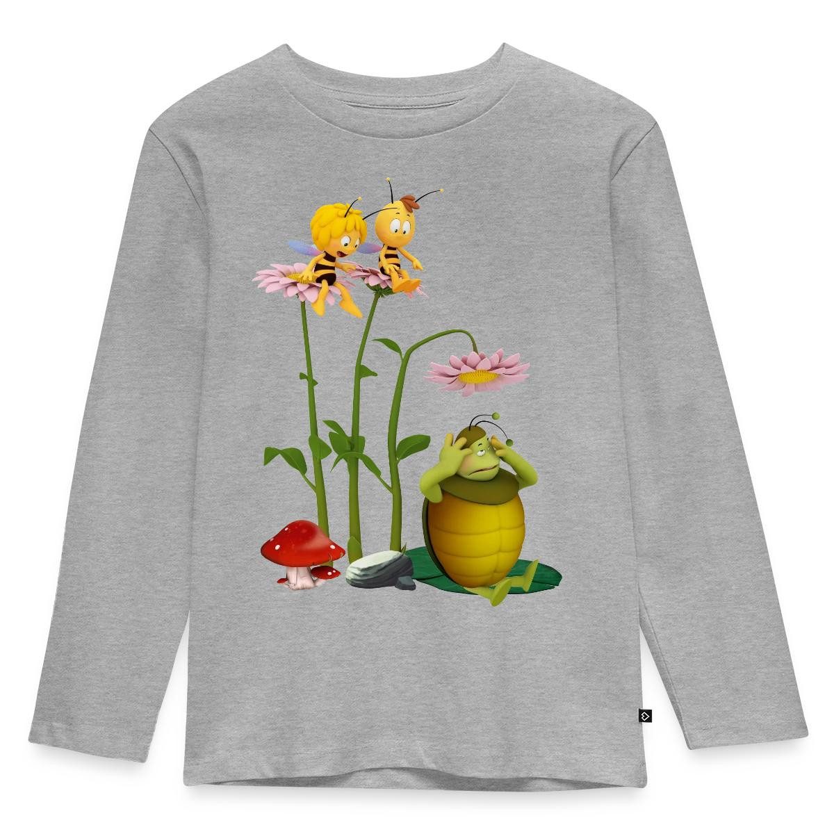 T-Shirt Biene Maja Mistkäfer Kurt Kinder Premium Langarmshirt