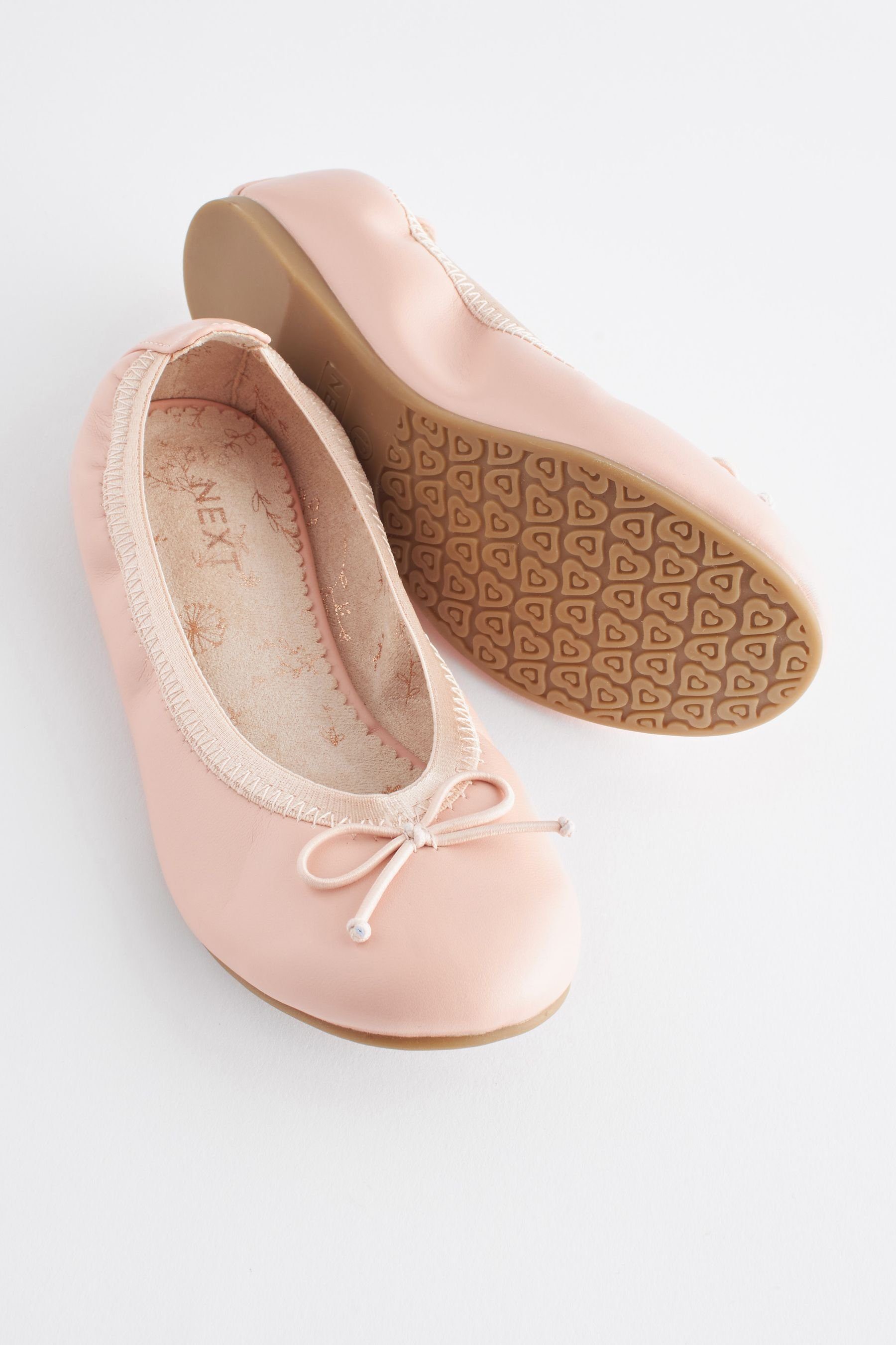 Pink mit Ballerina Next Stretch-Schleife Ballerinas (1-tlg)